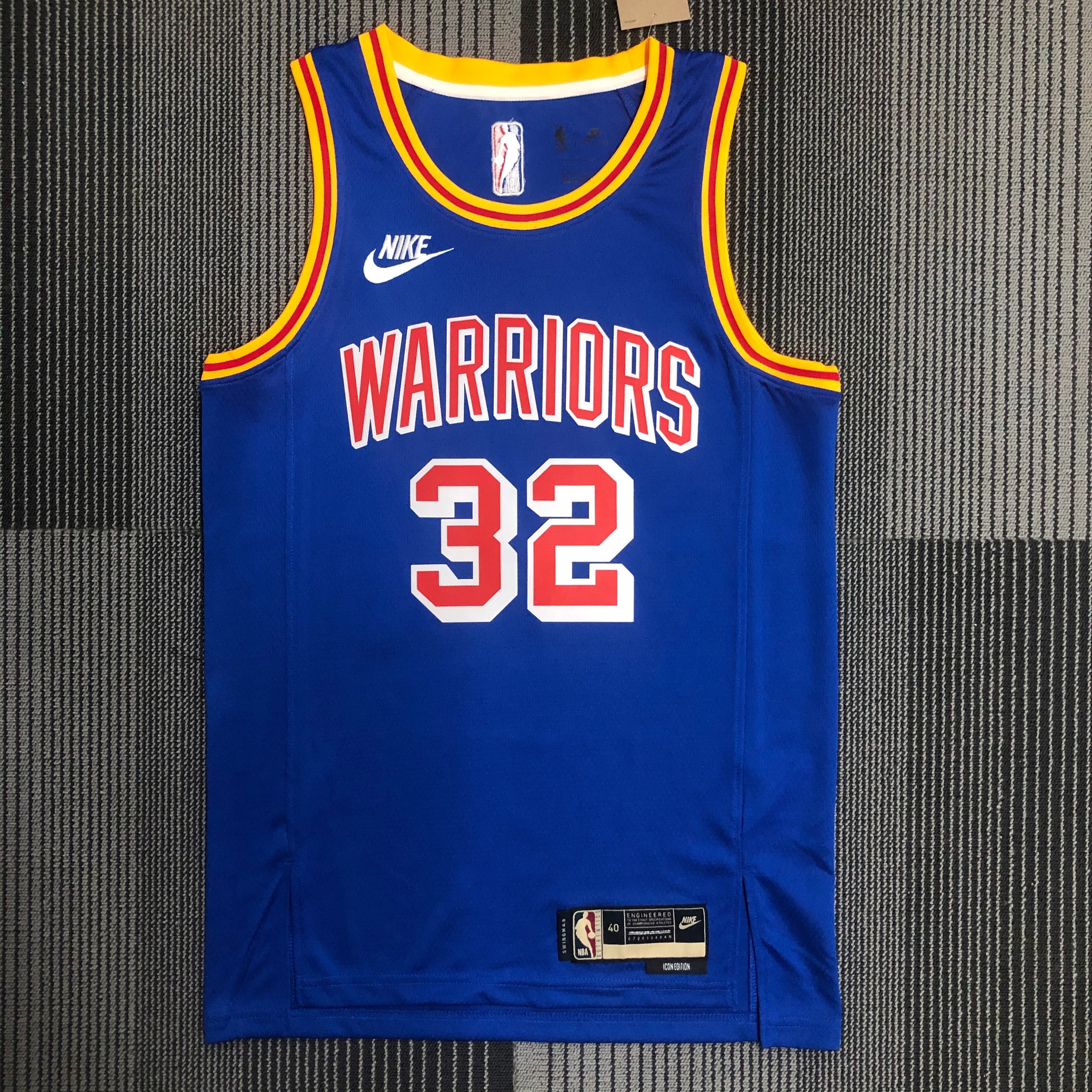 NBA Men Golden State Warriors Retro Blue #32 PORTER JR. Jersey High Quality Name and Number Print - leoleo123123