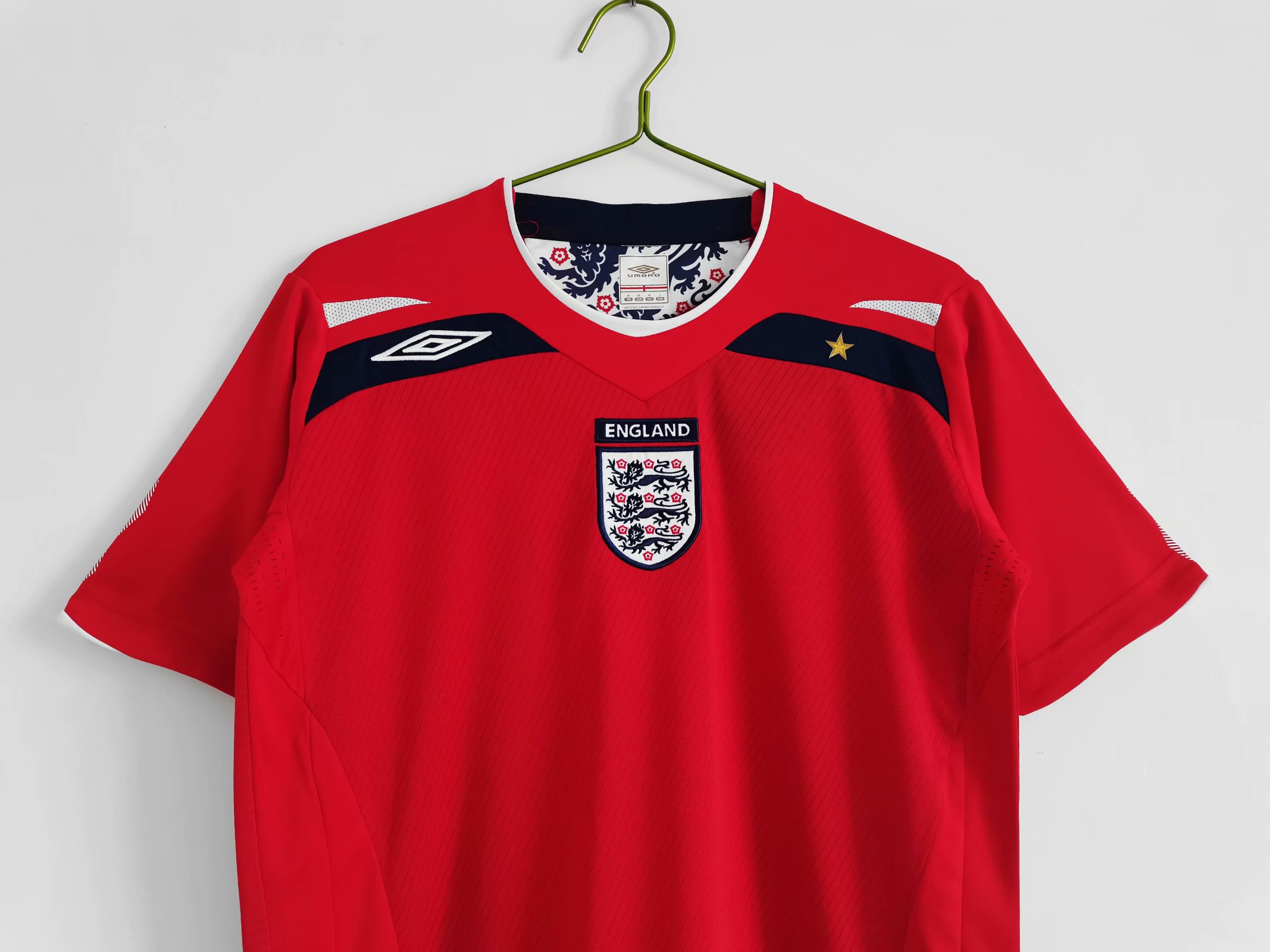 08/10 England Away Retro Jersey - leoleo123123