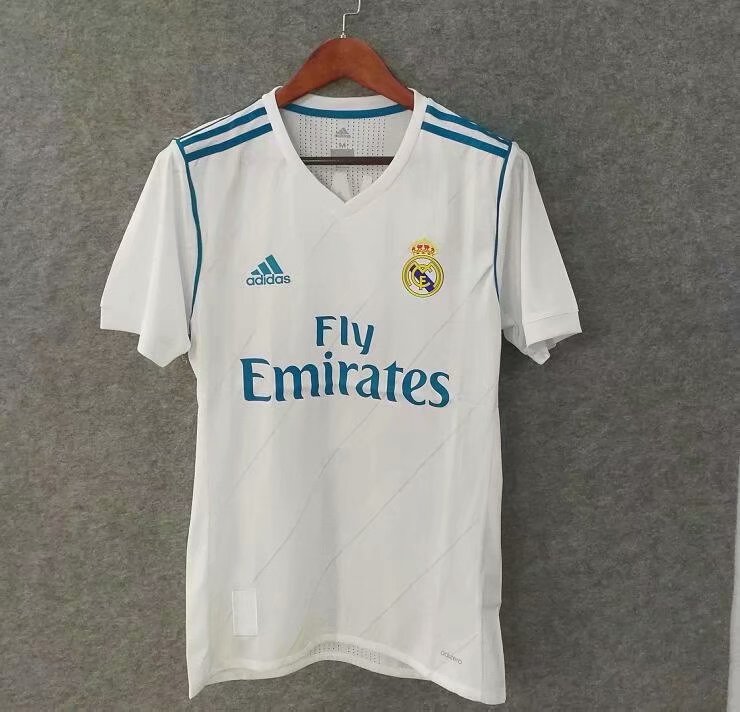 17-18 Real Madrid Home Retro Jersey - leoleo123123