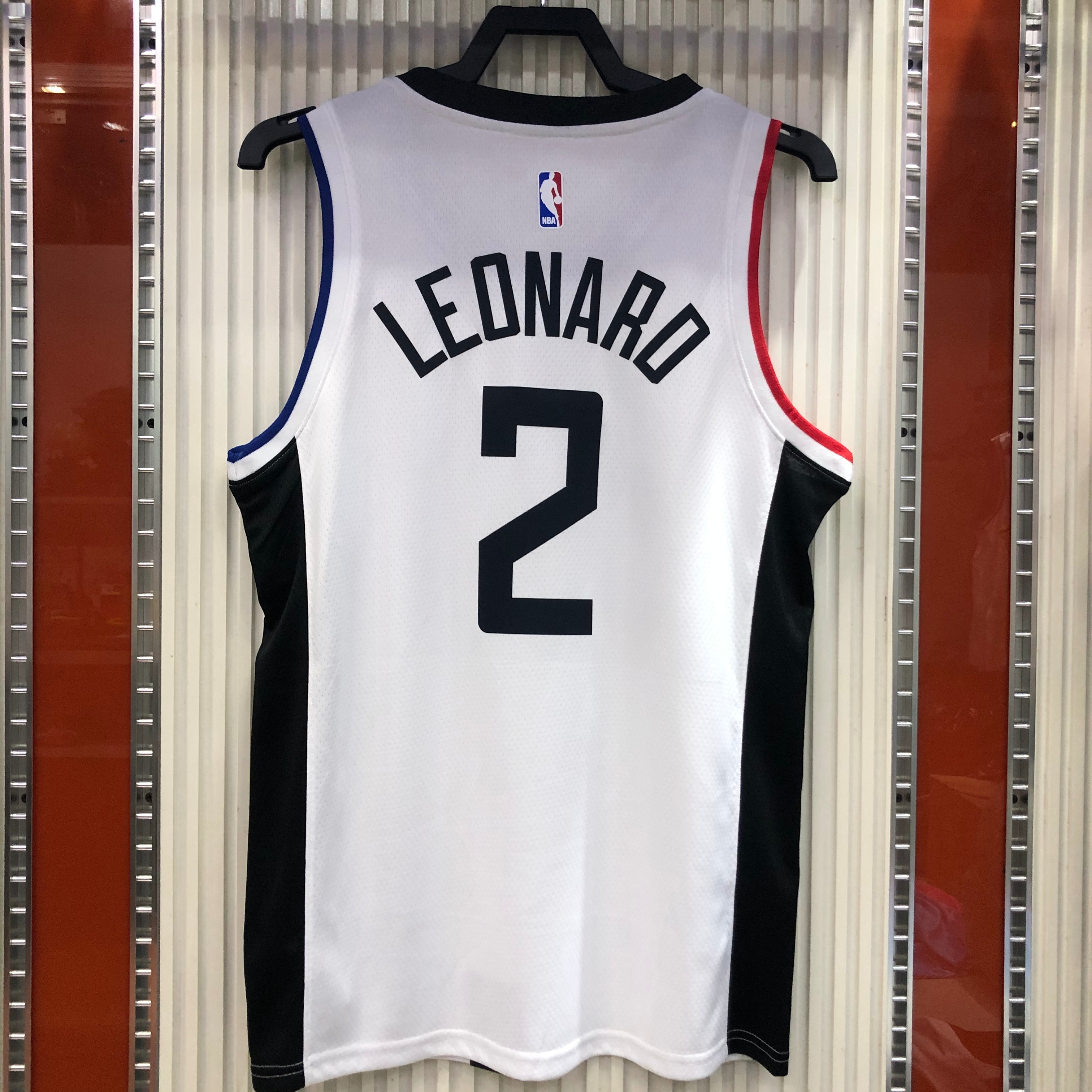NBA Season 20-21 Men Los Angeles Clippers in Latin White City #2 LEONARD Jersey High Quality Name and Number Print - leoleo123123