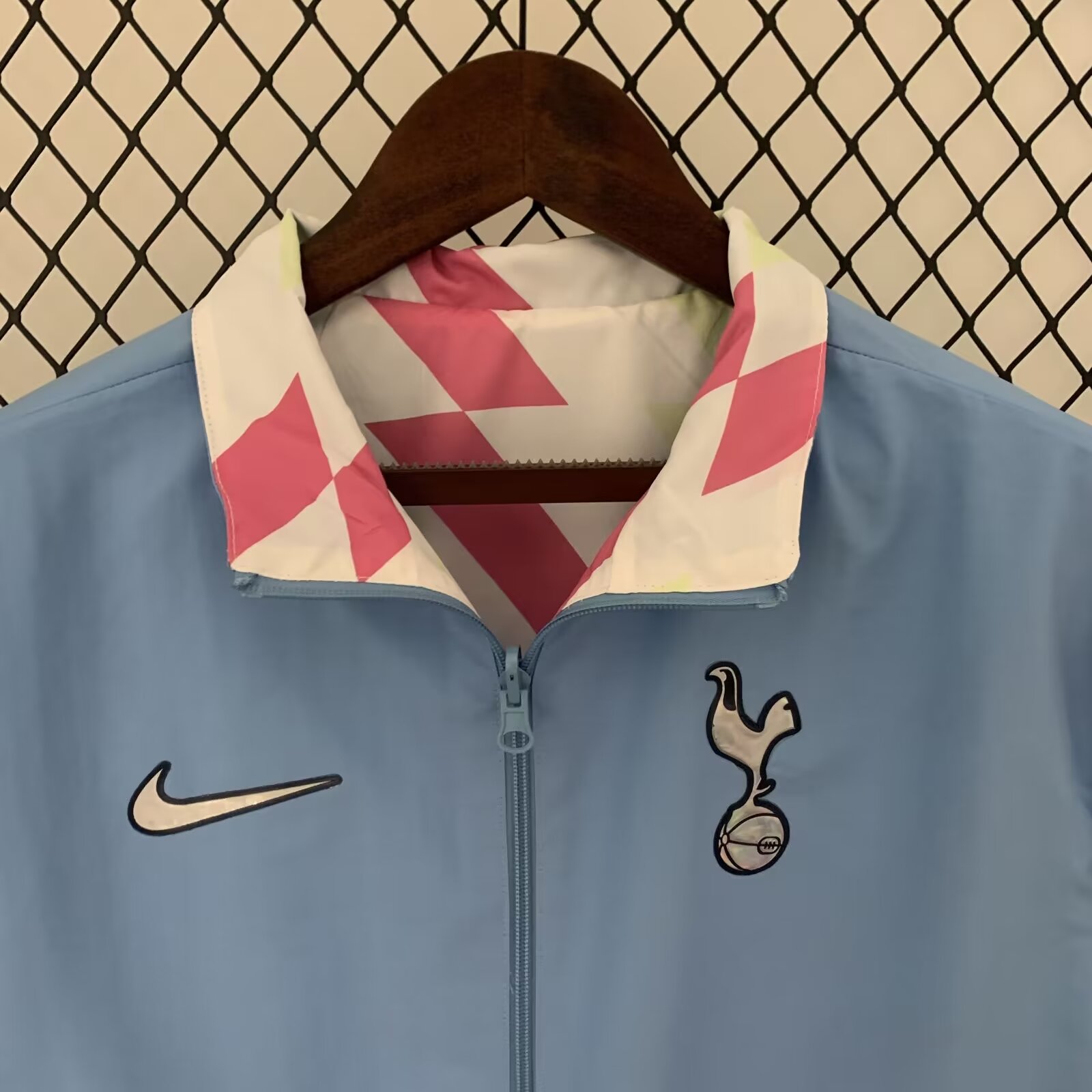 23/24 Tottenham Blue Windbreaker Jacket two-sided Jacket Thai Quality - leoleo123123