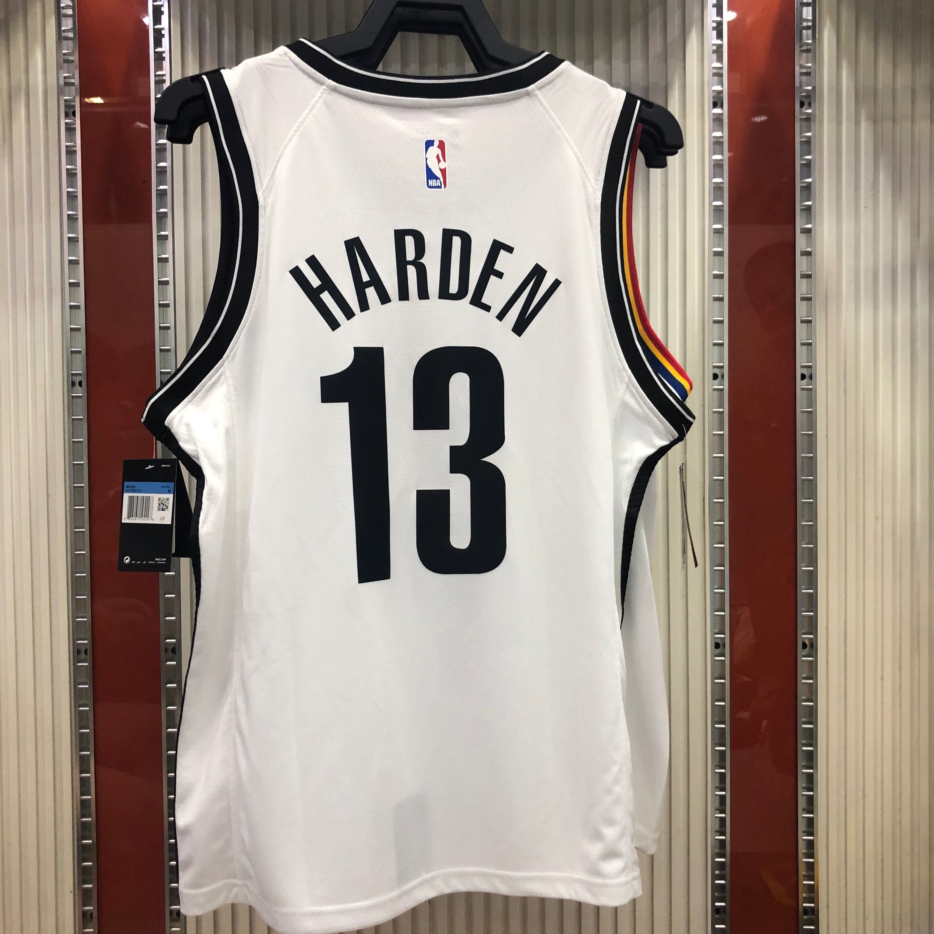 NBA Men New Brooklyn Nets White #13 HARDEN Jersey High Quality Name and Number Print - leoleo123123
