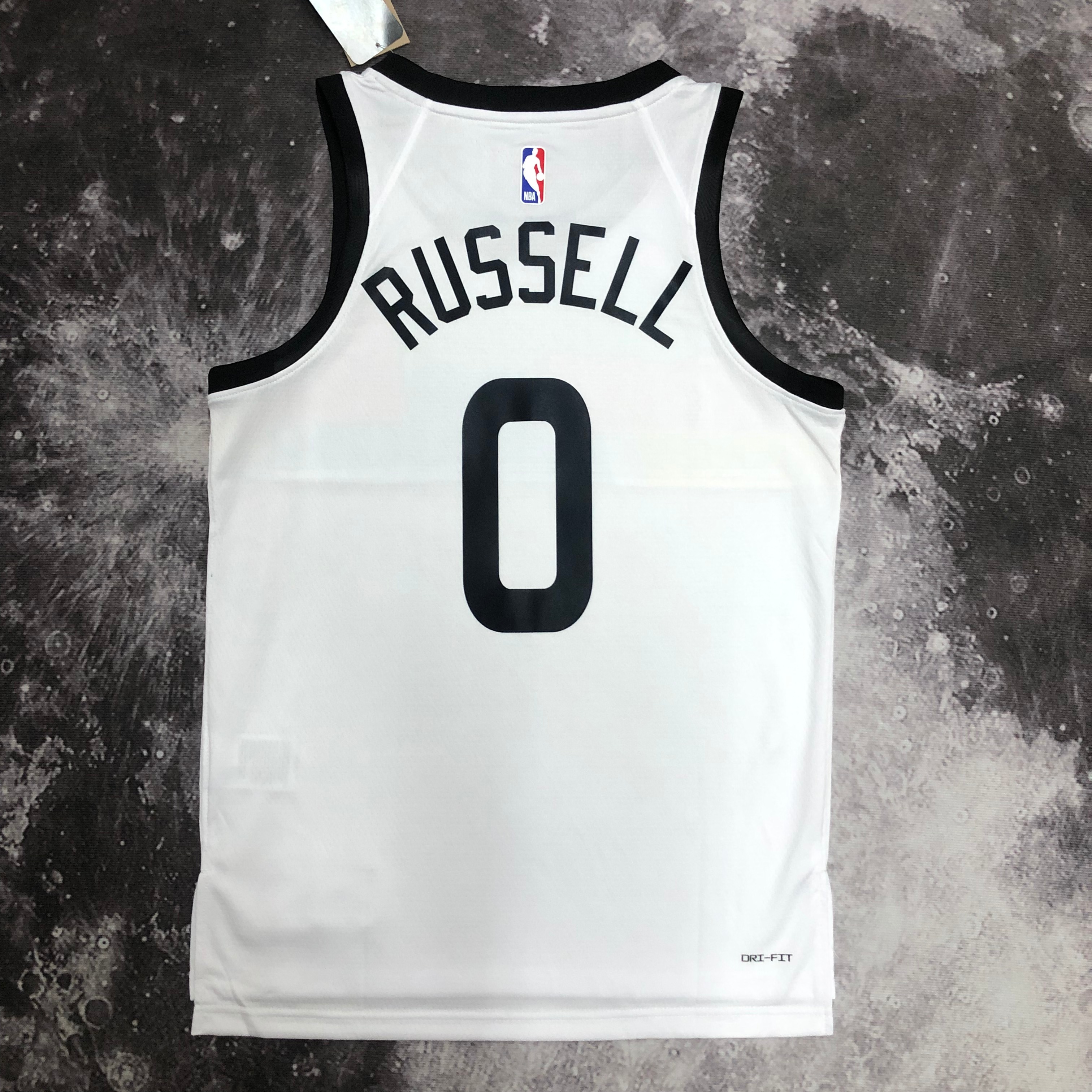 NBA Men Season 2023 Minnesota Timberwolves White #0 RUSSELL Jersey High Quality Name and Number Print - leoleo123123