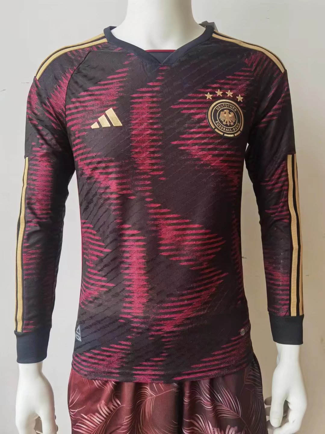 22/23 Germany Away World Cup Jersey Long Sleeve Player Version 1:1 Quaility - leoleo123123