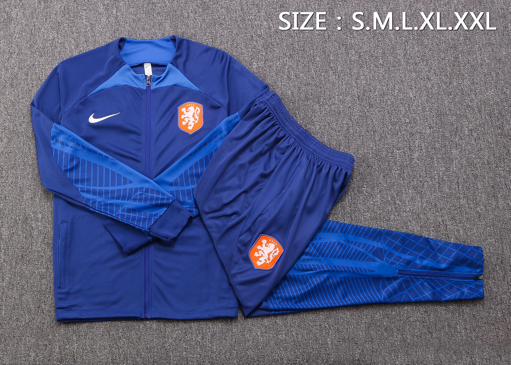 22-23 Holland Blue Jacket Tracksuit Thai Quality - leoleo123123