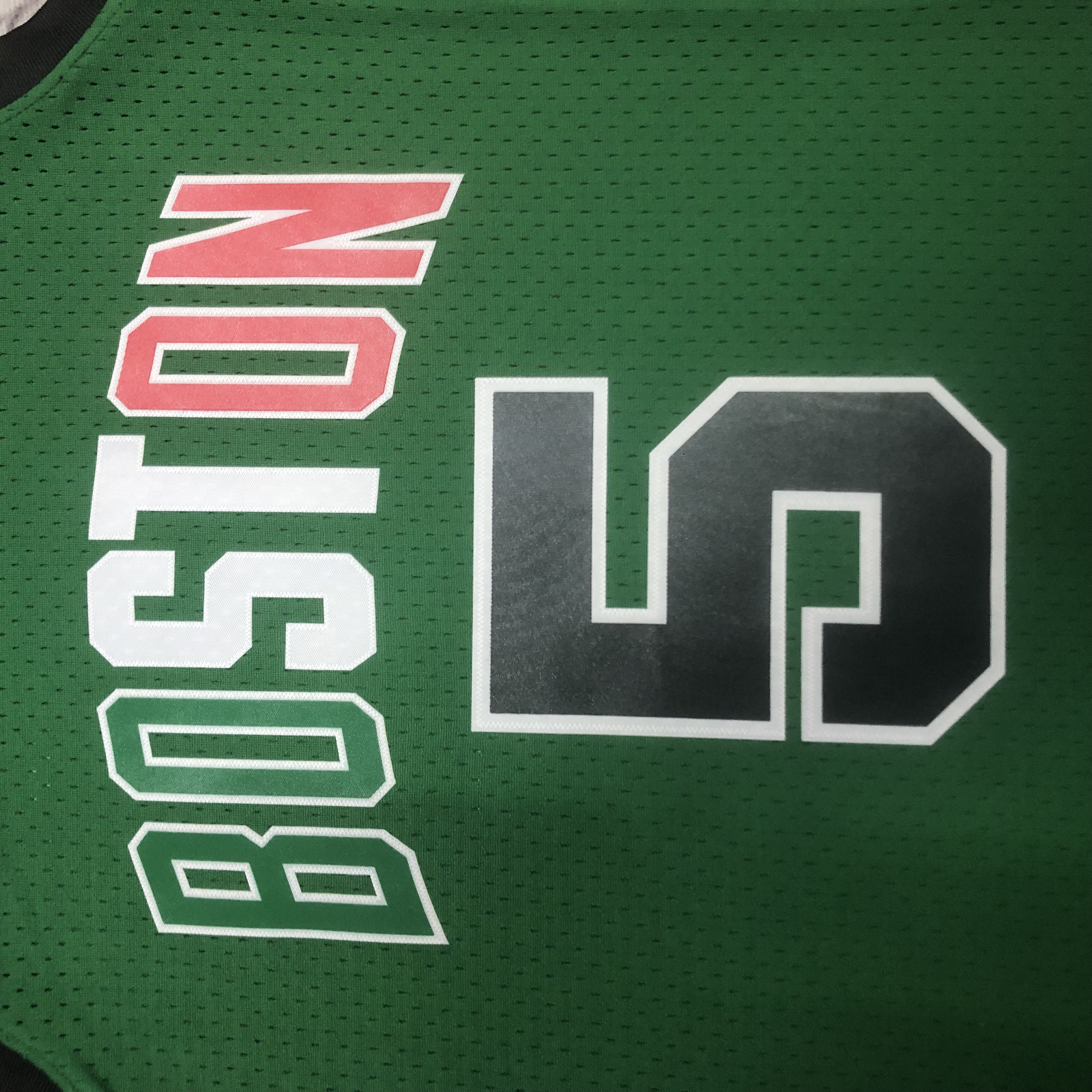 NBA Men Boston Celtics #5 Garnett Mitchell & Ness 2007/08 Italy Games Hardwood Classics Swingman Jersey - leoleo123123
