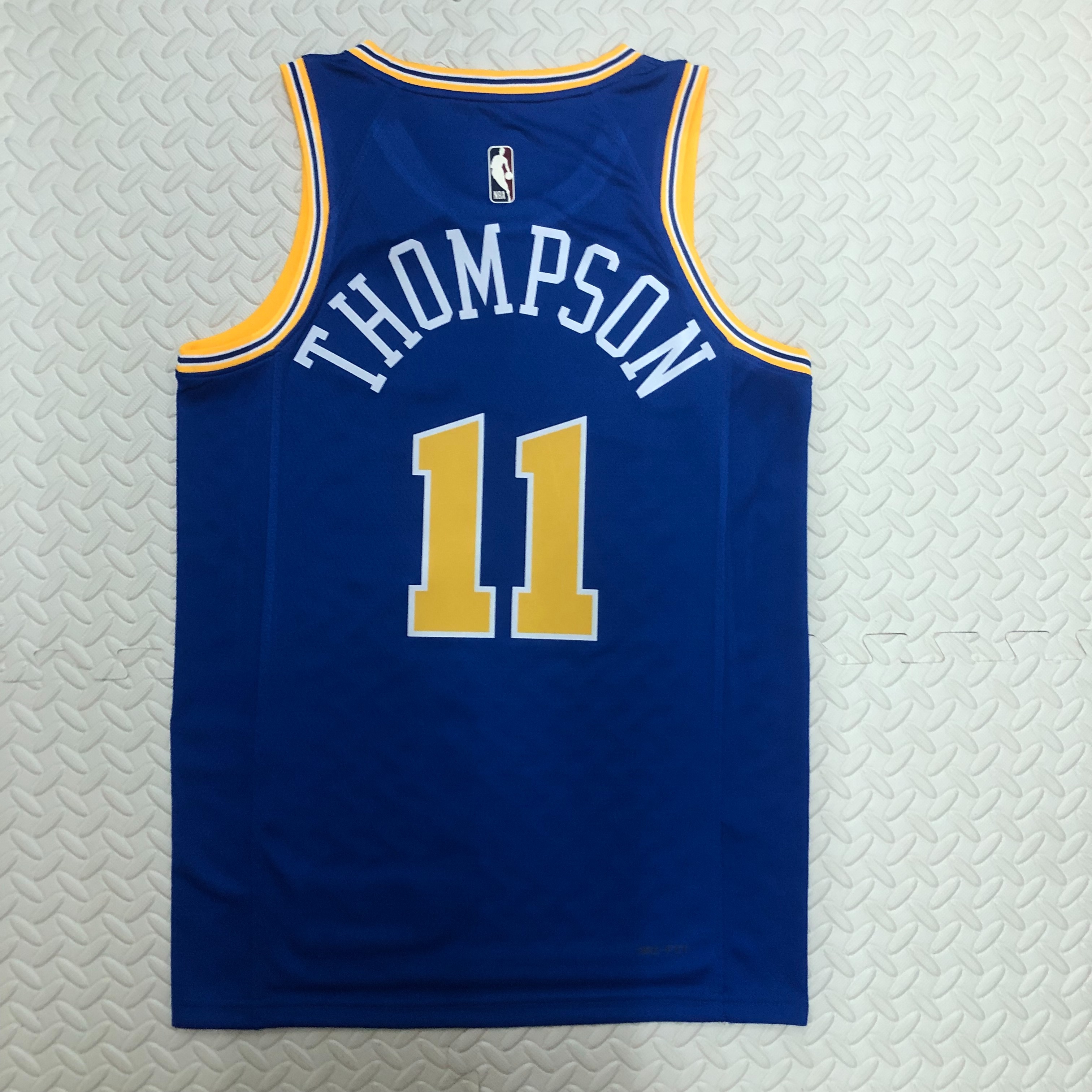 NBA Men Season 2023 Golden State Warriors Blue Retro #11 THOMPSON Jersey High Quality Name and Number Print - leoleo123123