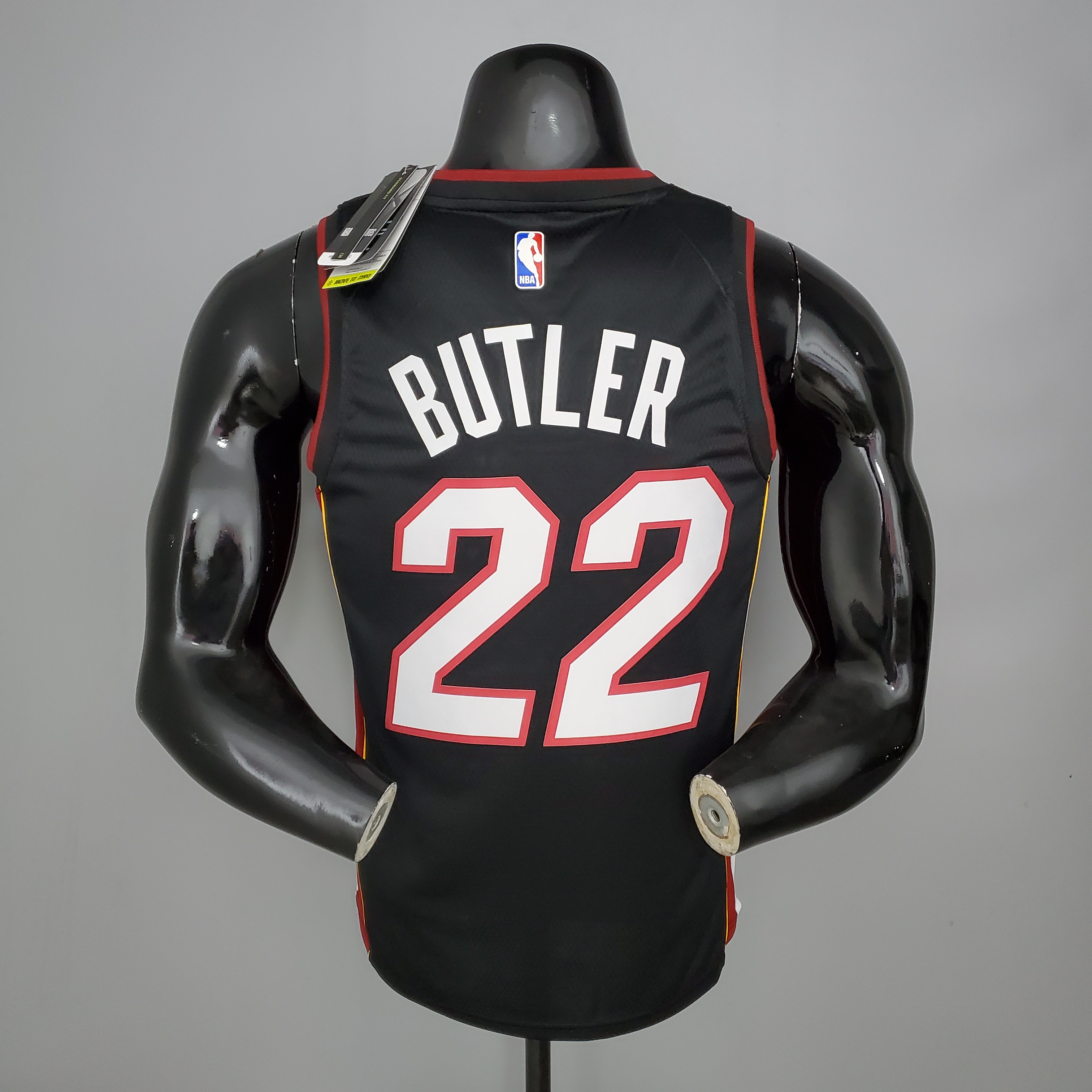 NBA Men Miami Heat Black #22 BUTLER Jersey High Quality Name and Number Print - leoleo123123