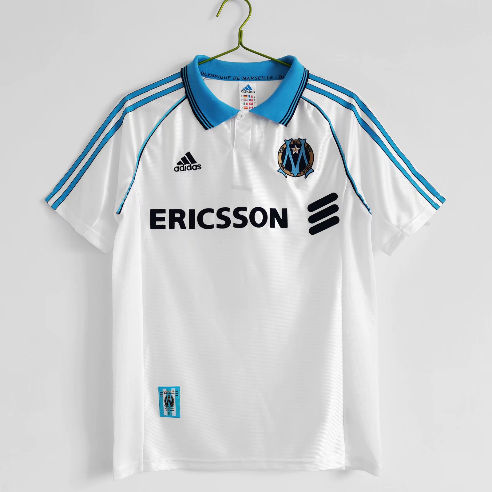 98/99 Marseille Home Retro Jersey - leoleo123123