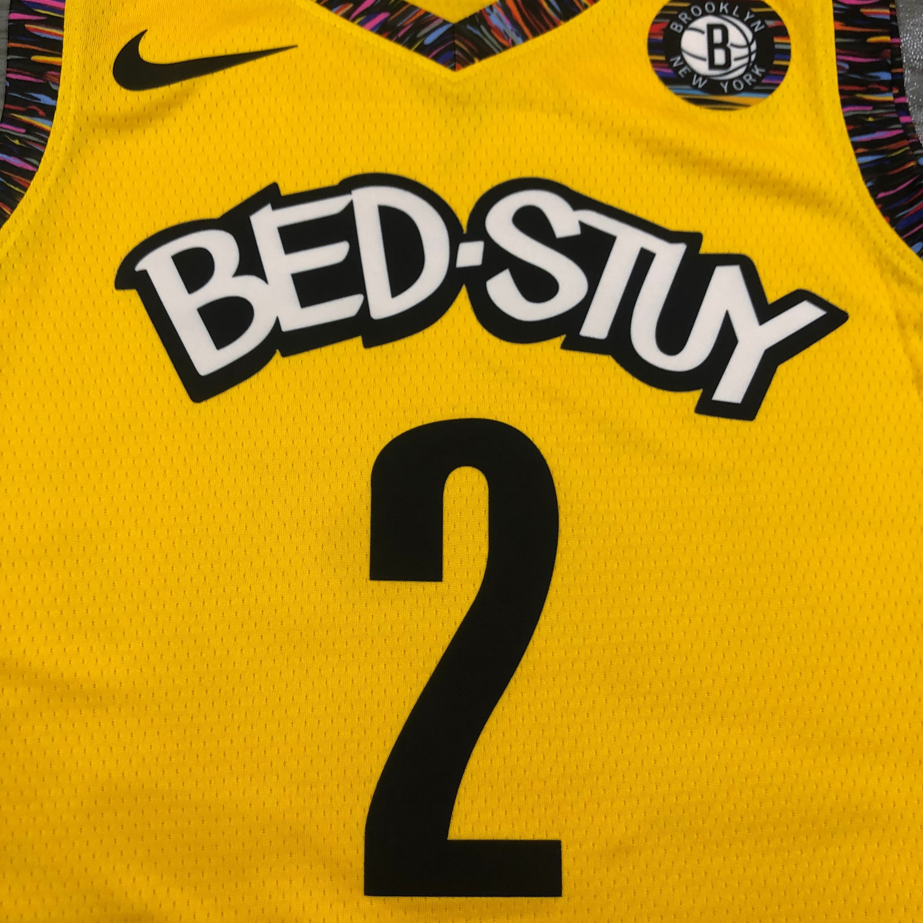 NBA Men Brooklyn Nets Yellow #2 GRIFFIN Jersey High Quality Name and Number Print - leoleo123123