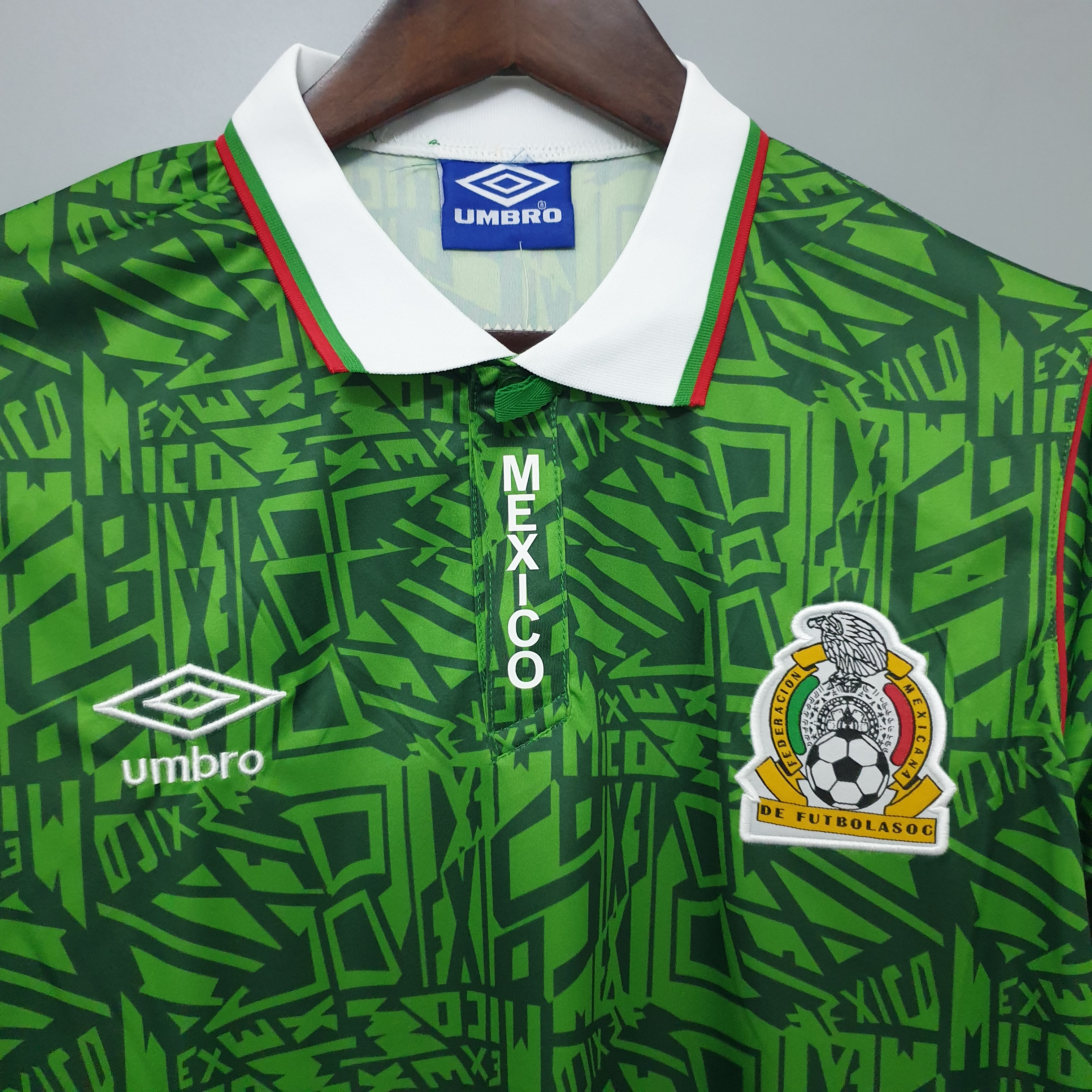 1994 Mexico Home Retro Jersey Fans Version - leoleo123123
