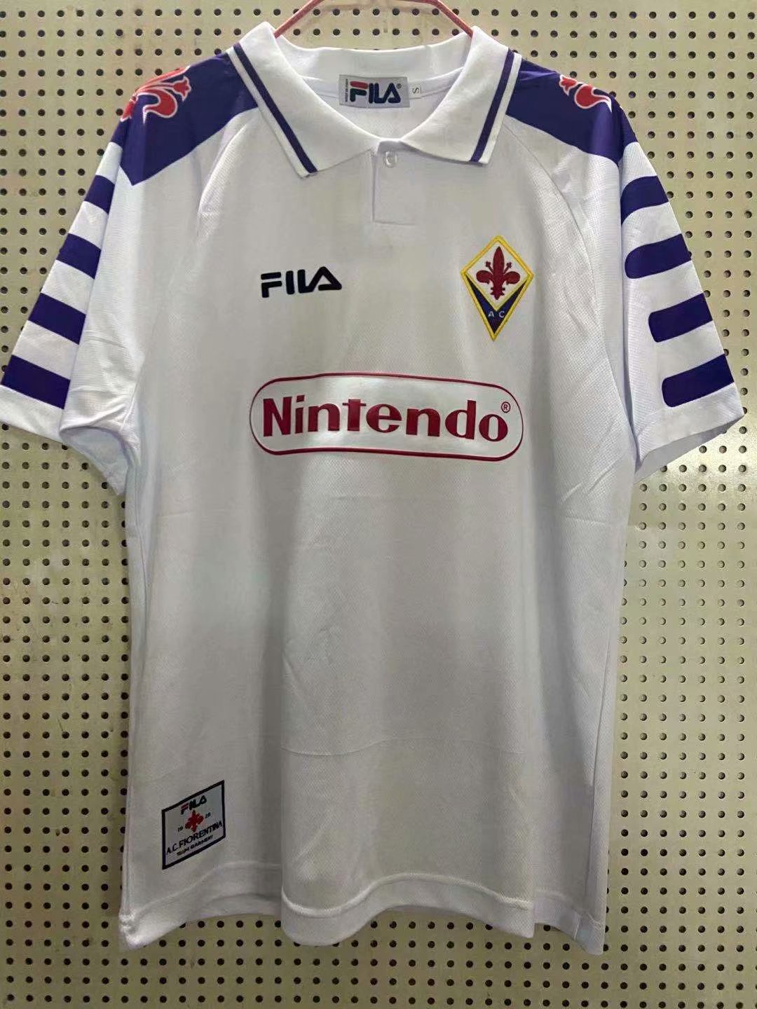 1998 Florentine Away Retro Jersey - leoleo123123