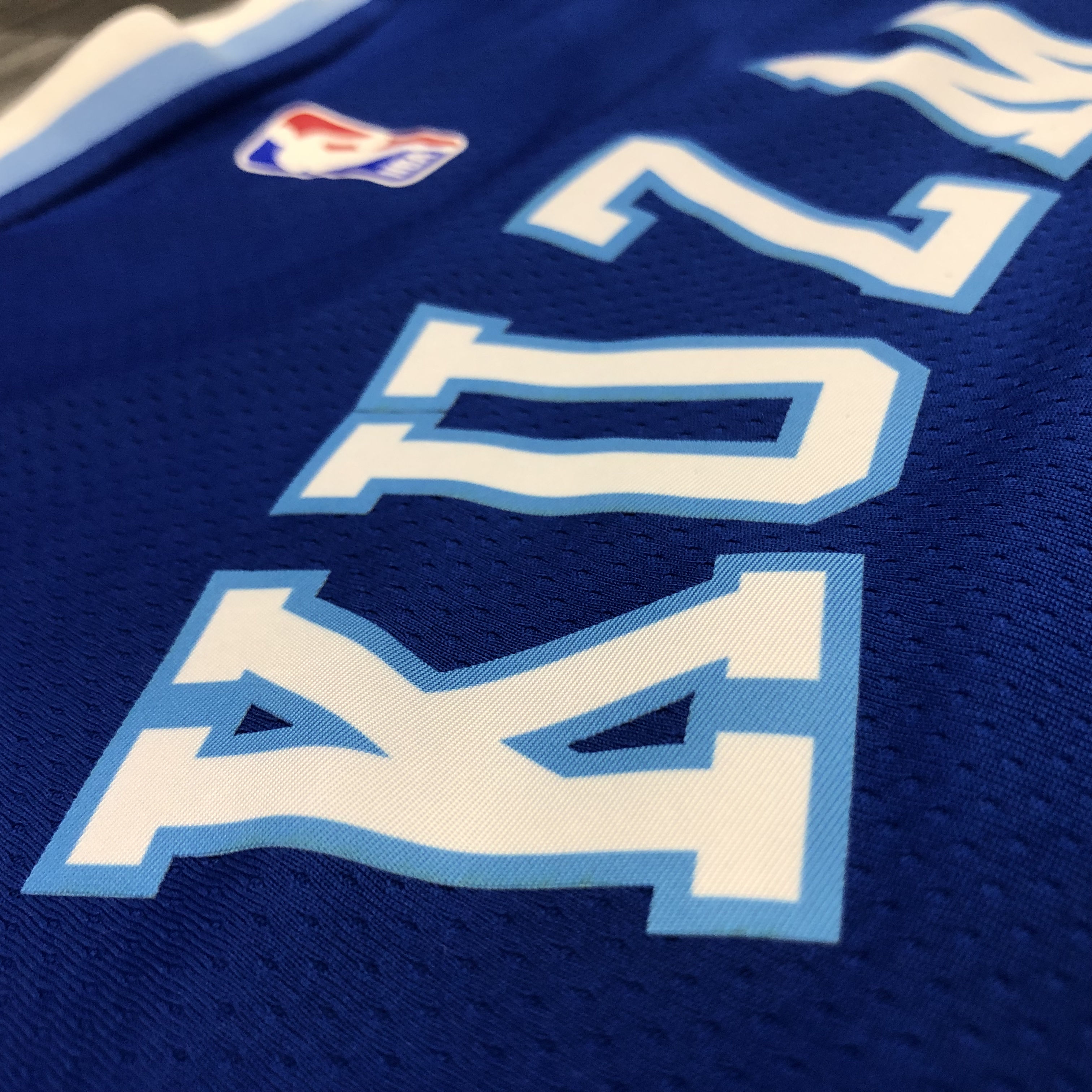 NBA Men Los Angeles Lakers Retro in Latin with Crenshaw #0 KUZMA Blue Round Neck Jersey High Quality Name and Number Print - leoleo123123