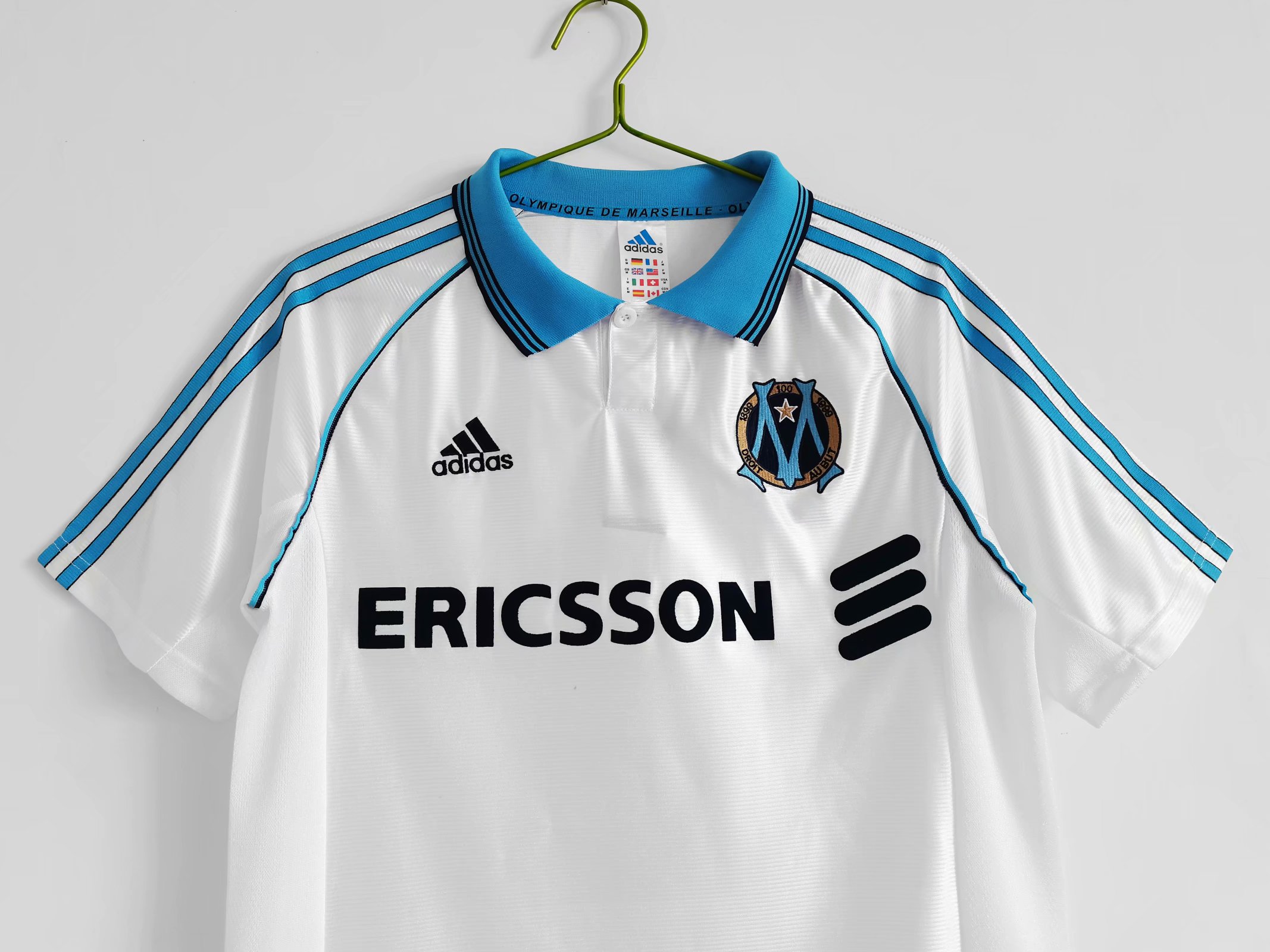 98/99 Marseille Home Retro Jersey - leoleo123123