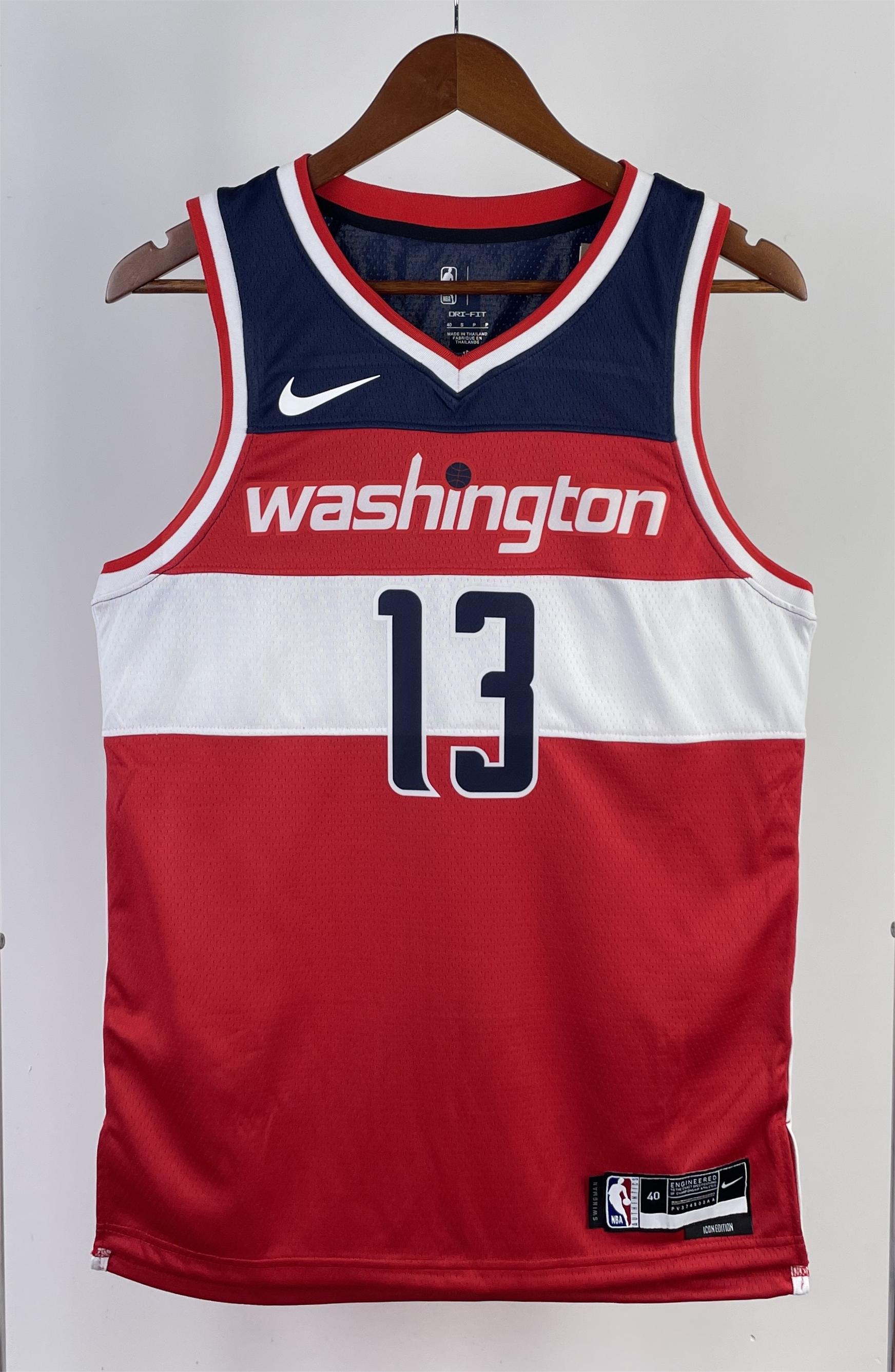 NBA Men 2023 Washington Wizards Red #13 POOLE Jersey High Quality Name and Number Print - leoleo123123