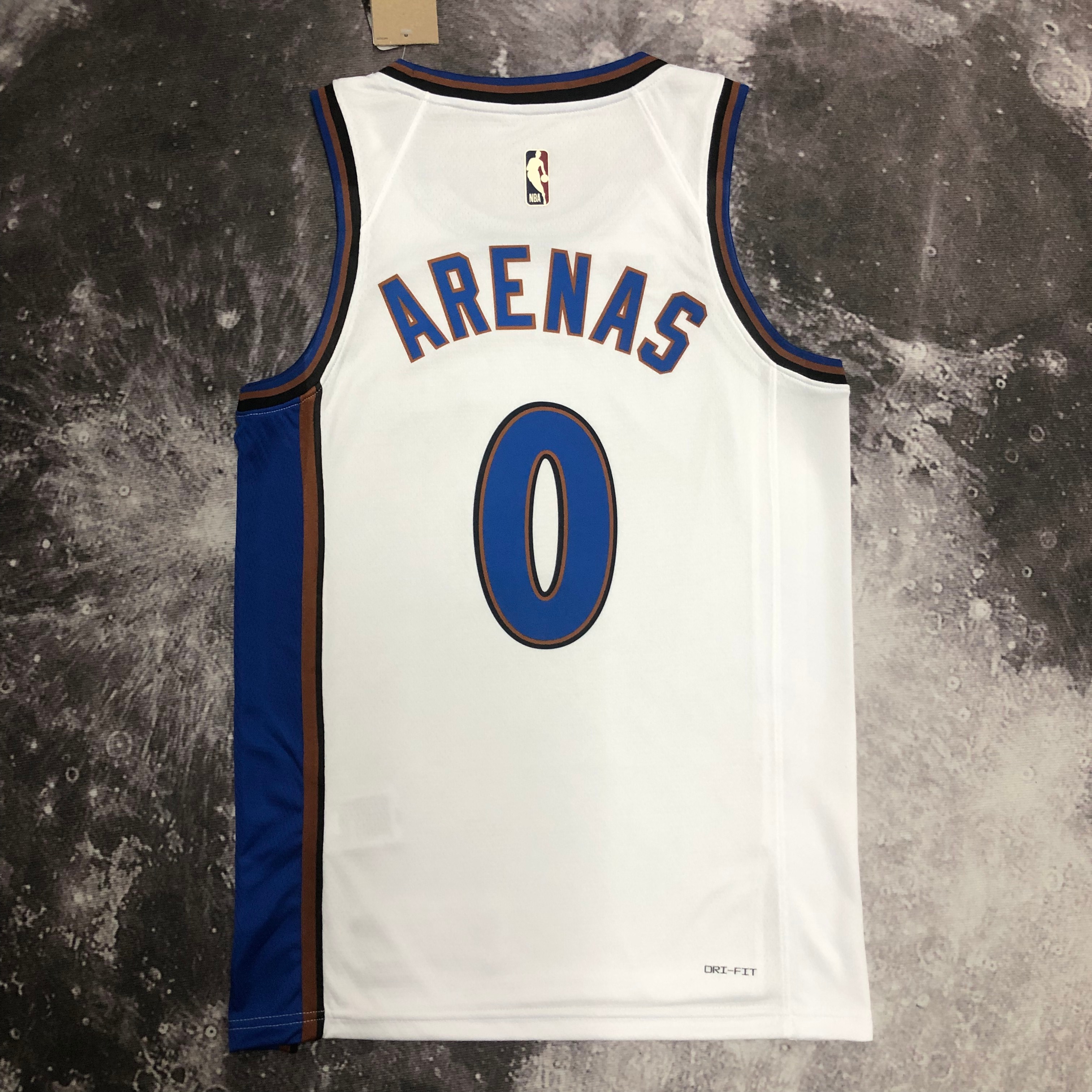 NBA Men Season 2023 Washington Wizards White Retro #0 ARENAS Jersey High Quality Name and Number Print - leoleo123123