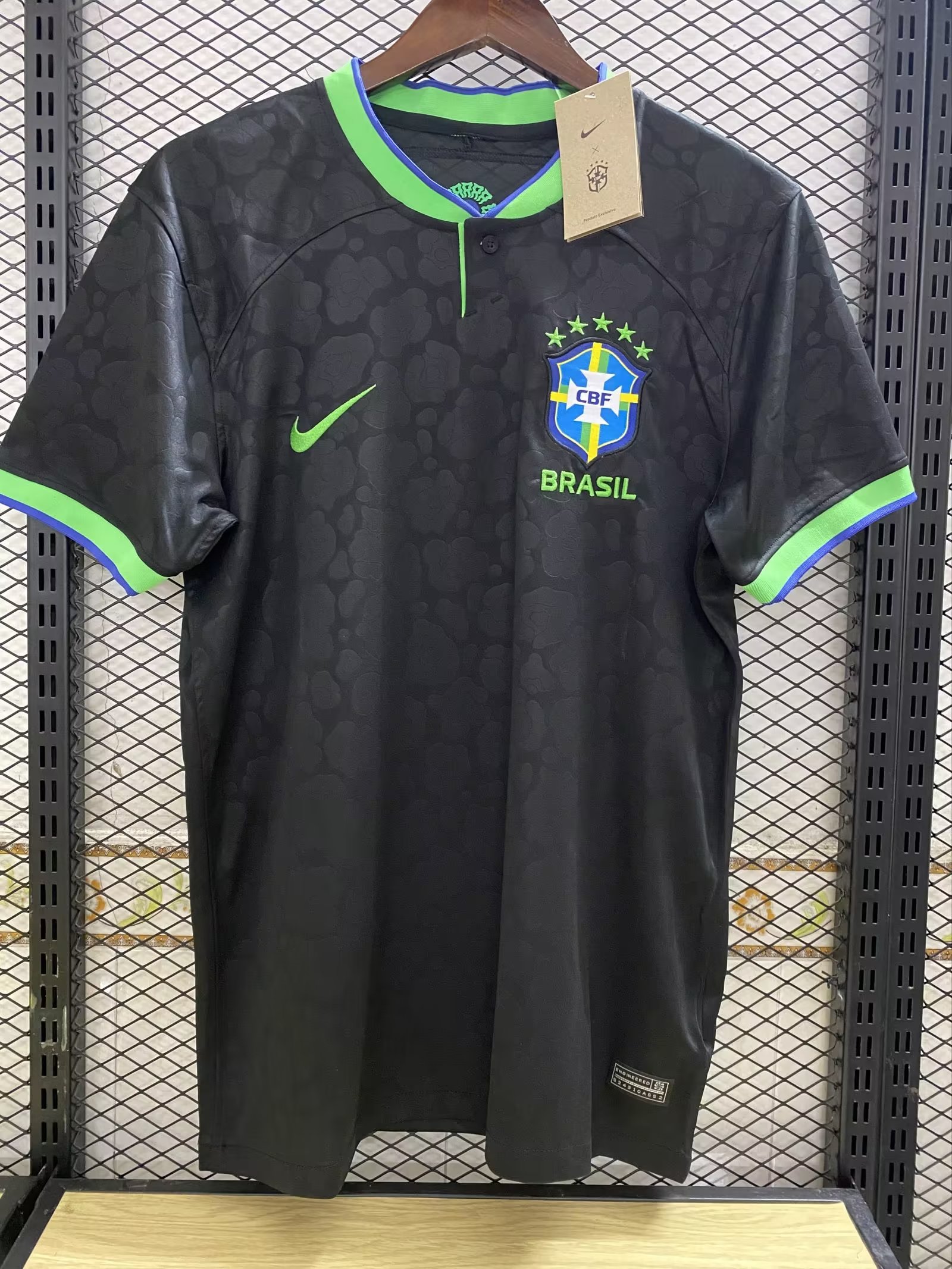22/23 Brazil Black World Cup Jersey Thai Quality - leoleo123123