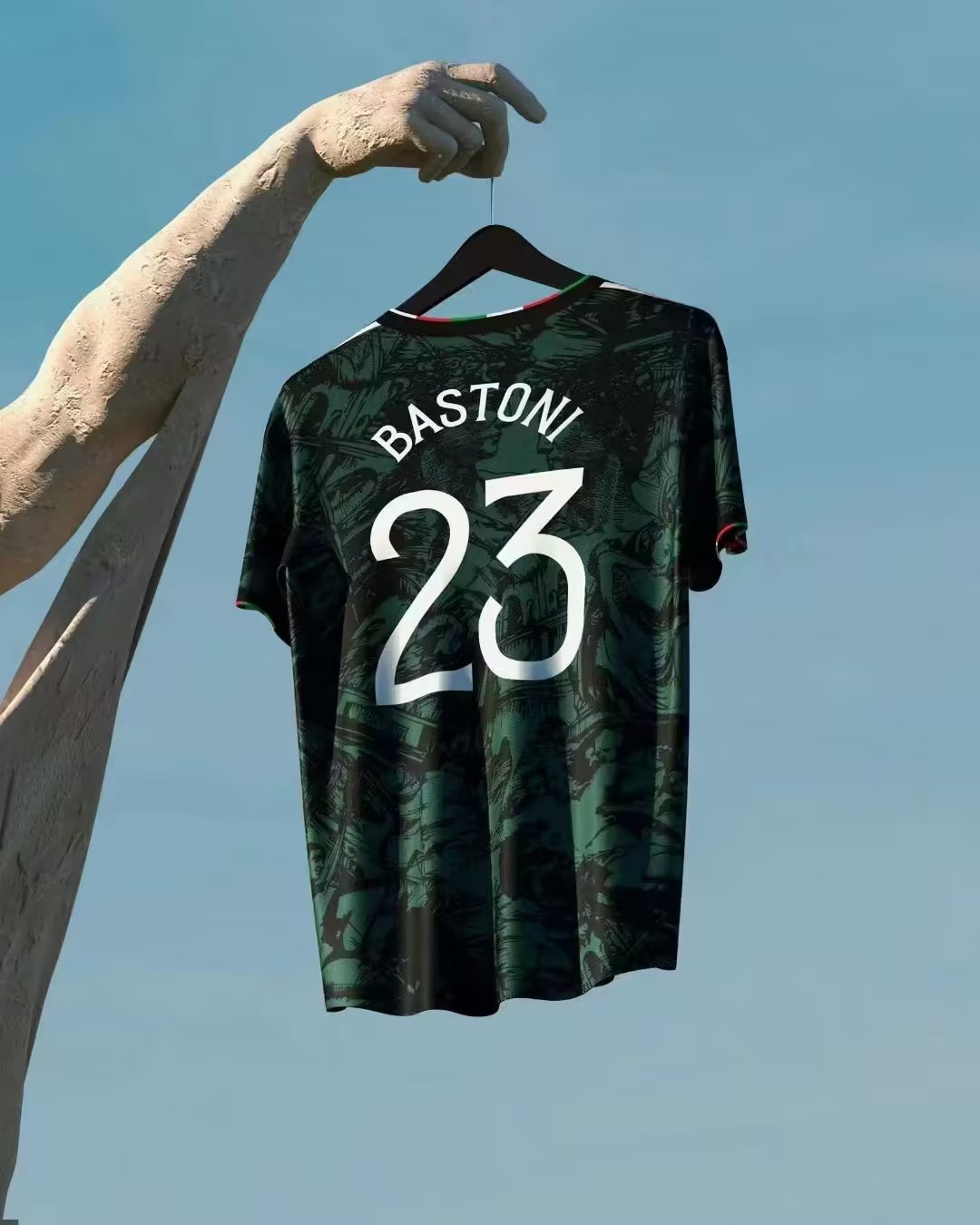 23/24 Italy Green Soccer Jersey Player Version 1:1 Quality - leoleo123123