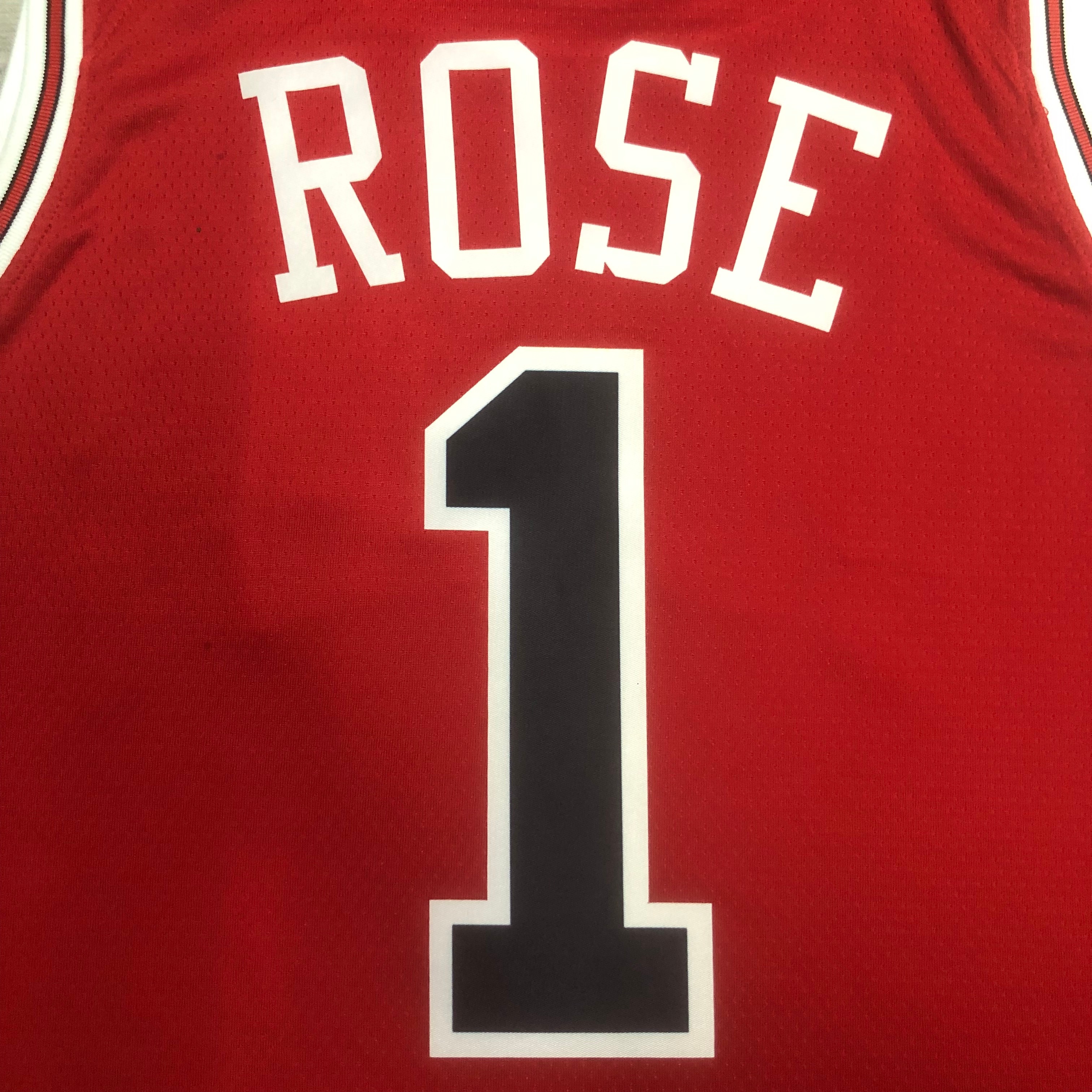 NBA Men 2023 Chicago Bulls Red #1 ROSE Jersey High Quality Name and Number Print - leoleo123123