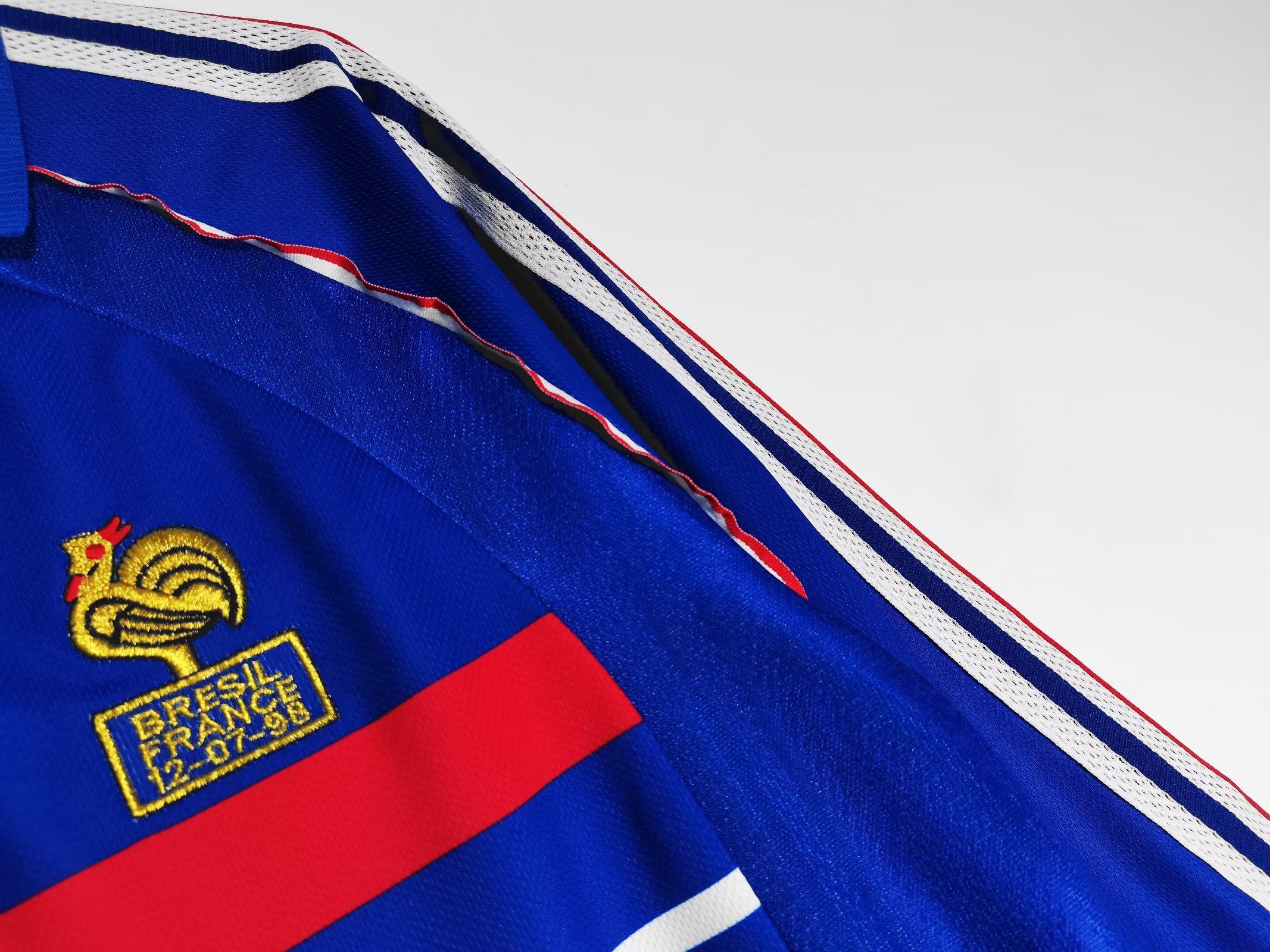 1998 France Home Retro Jersey Long Sleeve - leoleo123123