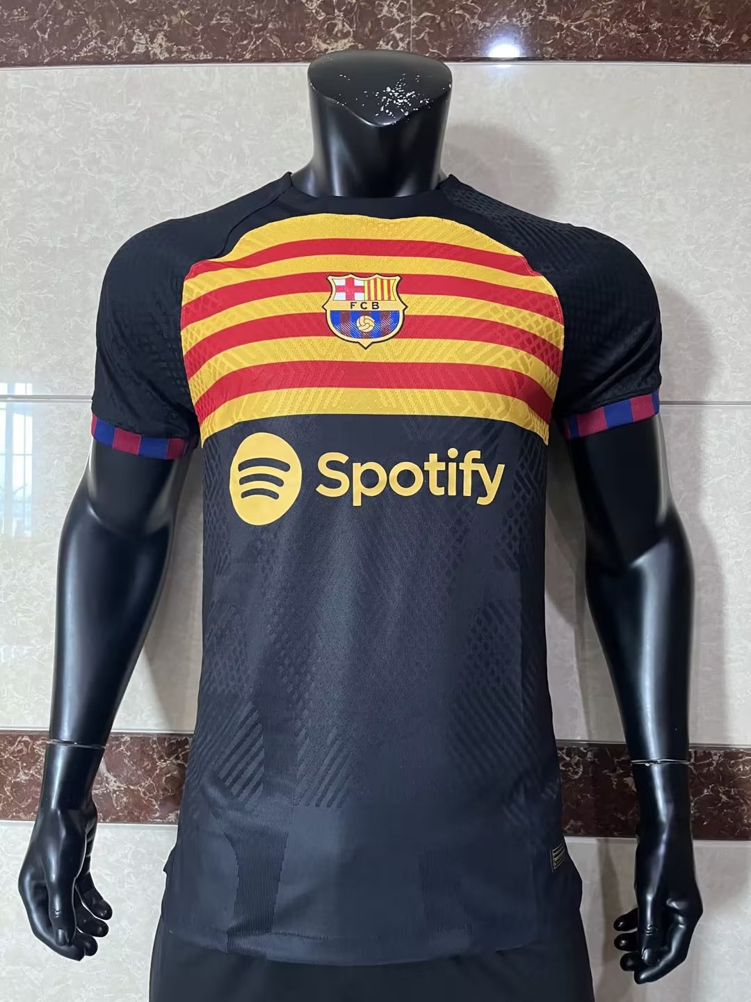 23/24 Barcelona Black Jersey Player Version 1:1 Quality - leoleo123123