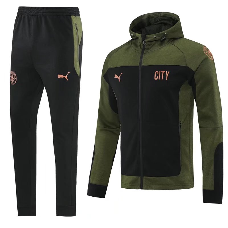 21/22 Man City Jacket Tracksuit with Cap Thai Quality - leoleo123123