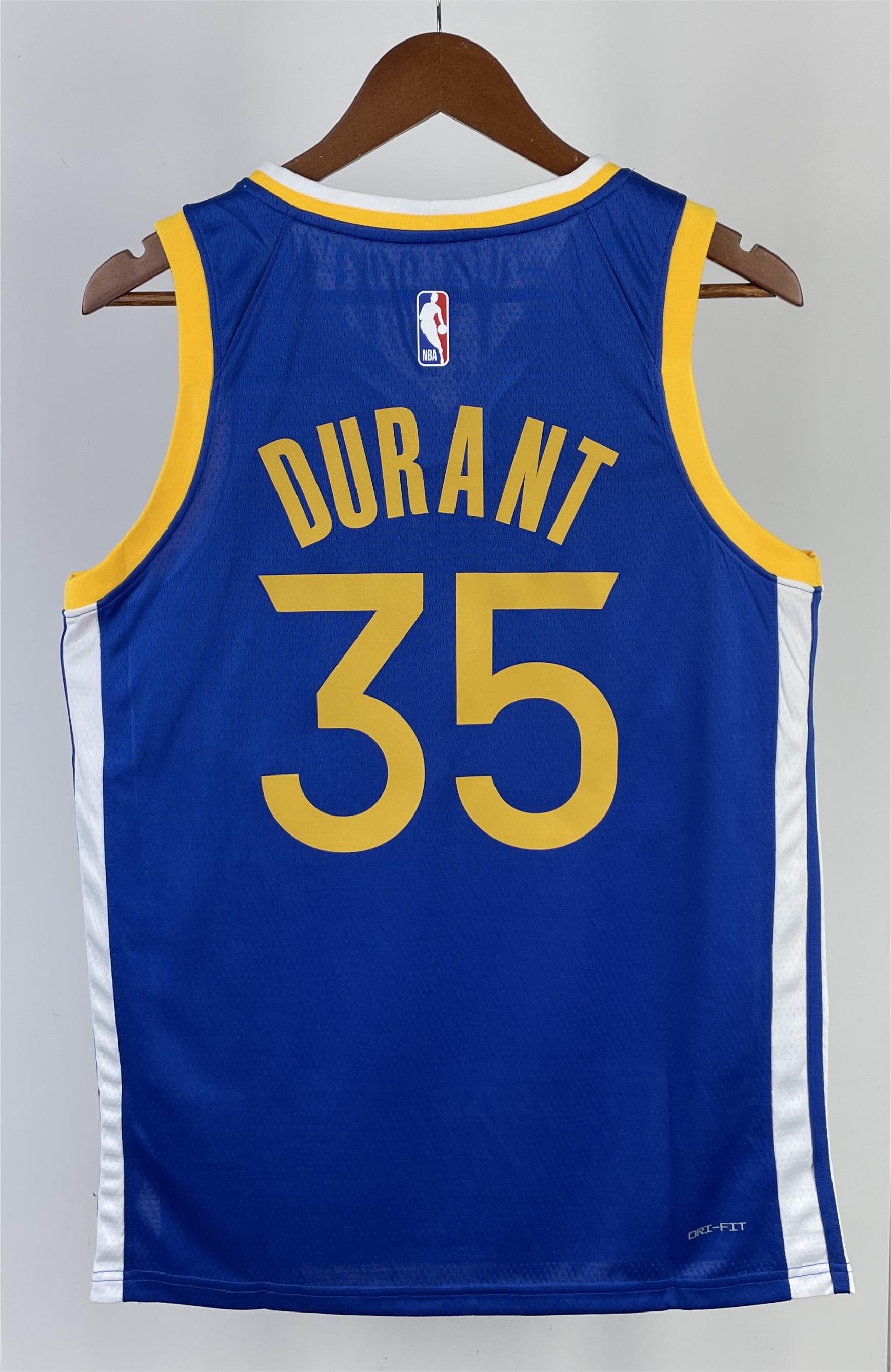 NBA Men 2023 Golden State Warriors Blue #35 DURANT Swingman Jersey - leoleo123123