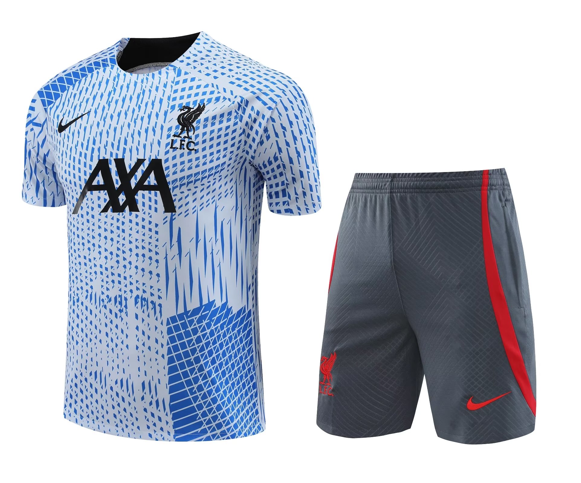 23/24 Liverpool Training Set-Blue Training Tracksuit - leoleo123123