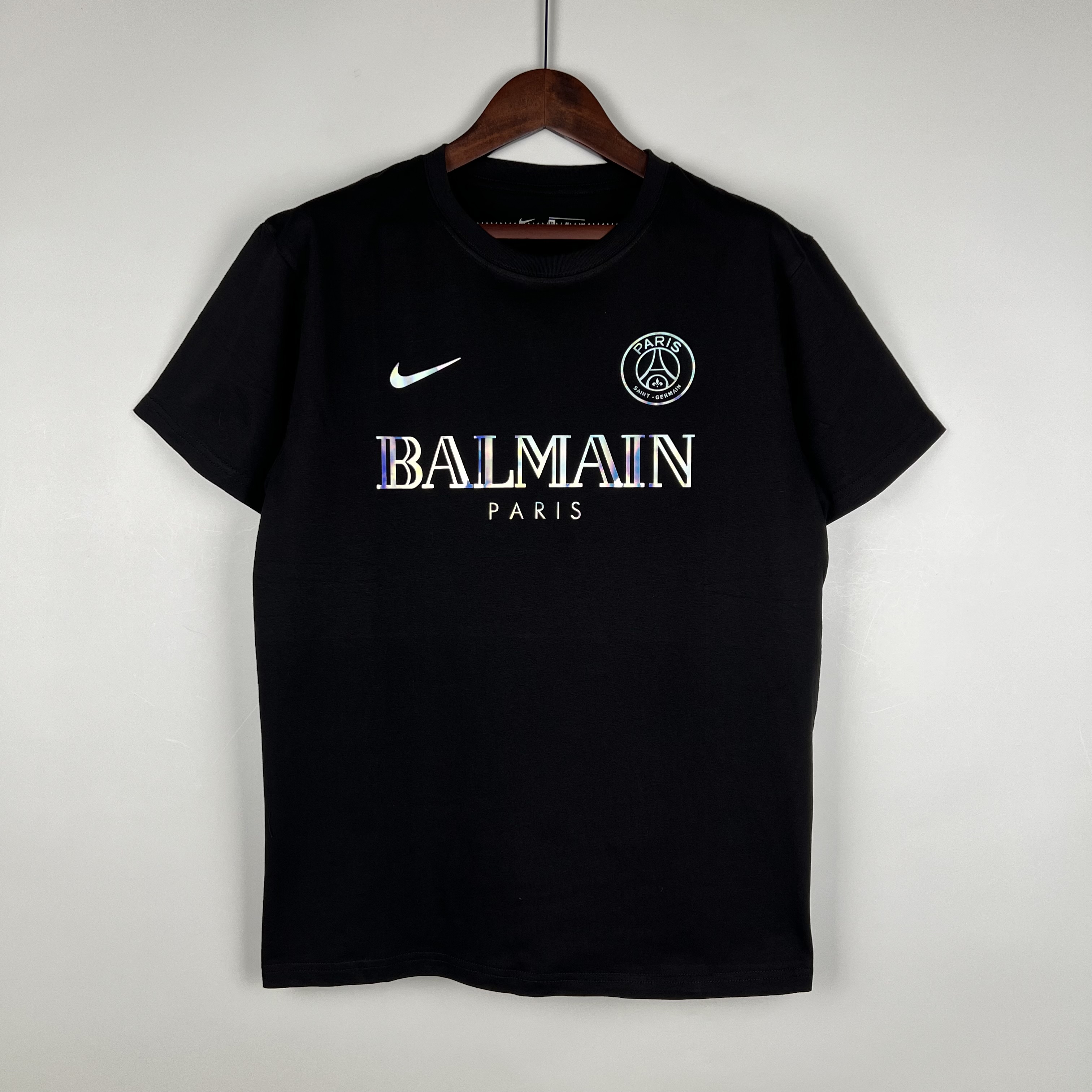 2023 PSG BALMAIN Special Jersey Black Color Thai Quality - leoleo123123