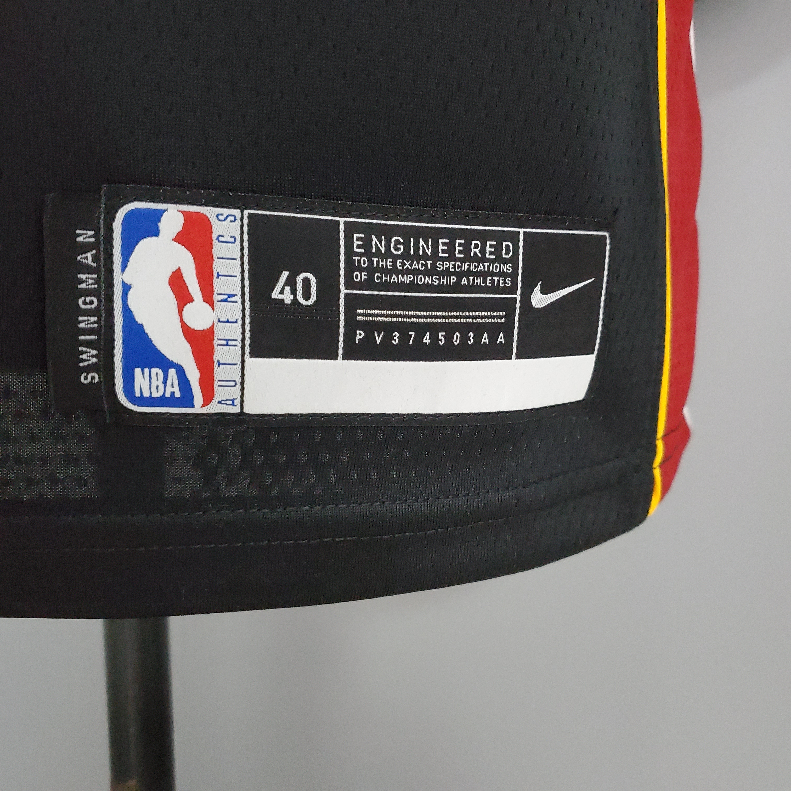 NBA Men Miami Heat Black #4 OLADIPO Jersey High Quality Name and Number Print - leoleo123123