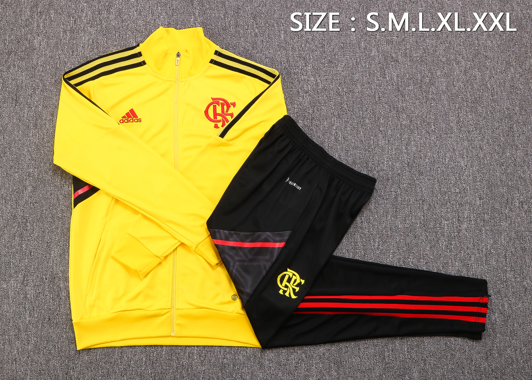22-23 Flamengo Yellow Jacket Tracksuit Thai Quality - leoleo123123