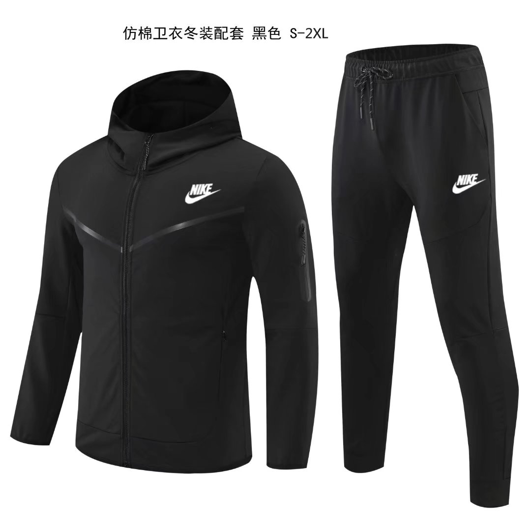 21/22 Nike Jacket Tracksuit Black Color - leoleo123123