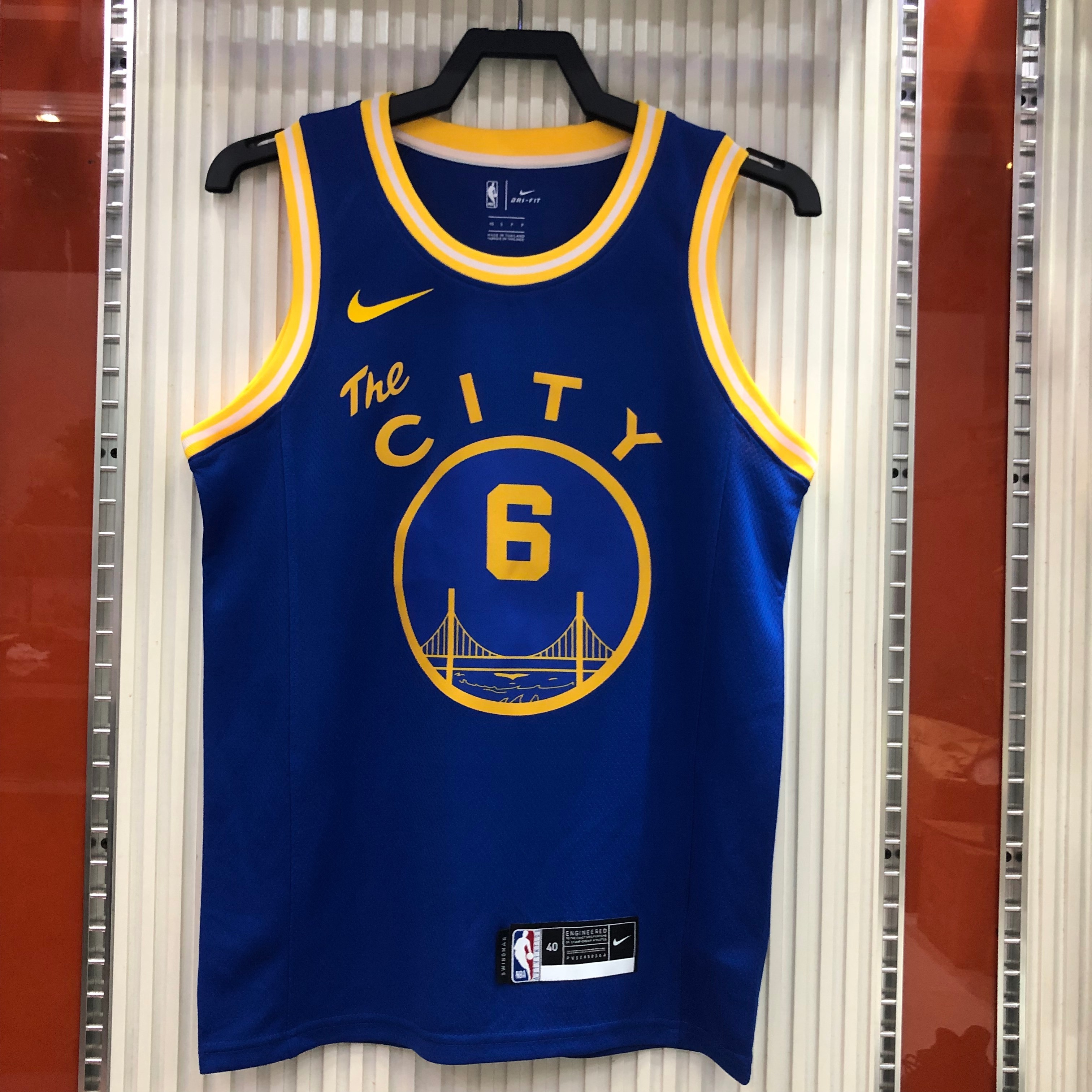 NBA Men Season 2021 Golden State Warriors the City Blue #6 YOUNG Jersey High Quality Name and Number Print - leoleo123123