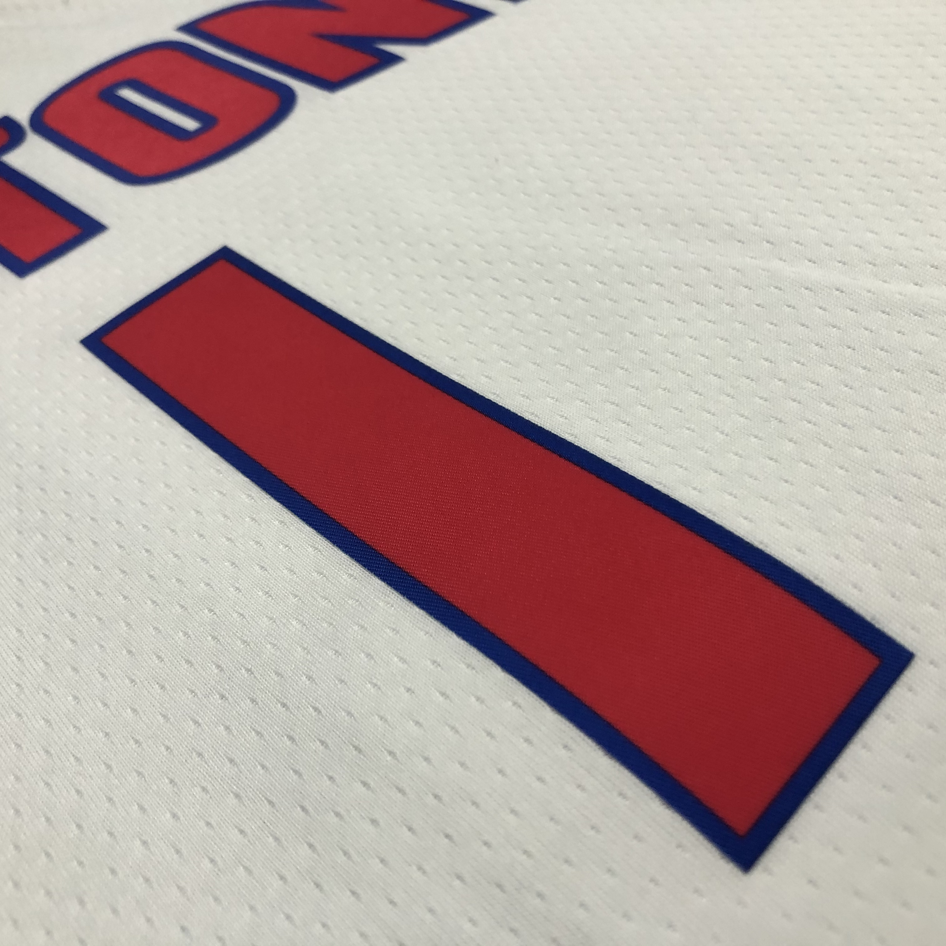 NBA 75th Anniversary Detroit Pistons White #1 IVERSON Jersey High Quality Name and Number Print - leoleo123123