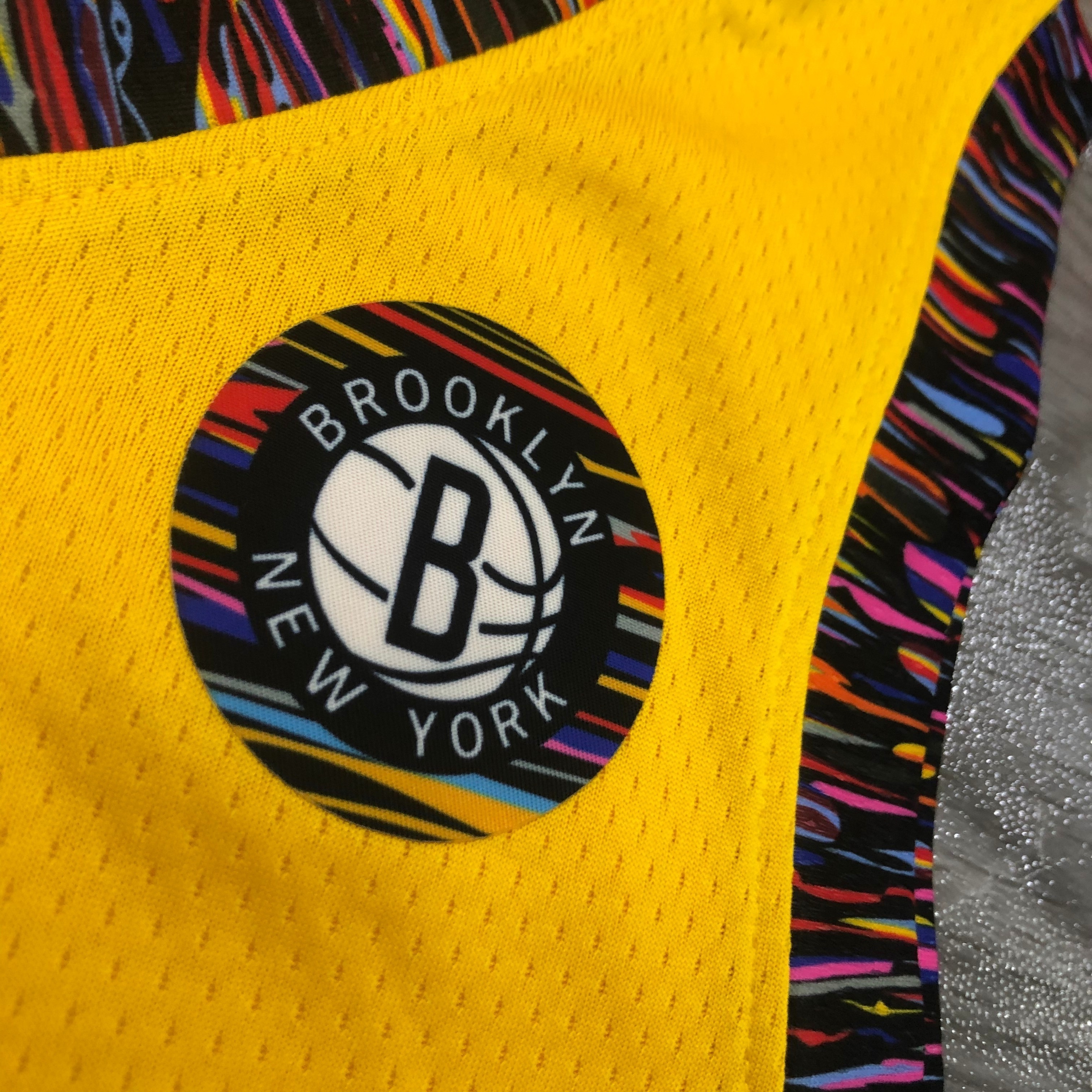 NBA Men Brooklyn Nets Yellow #12 HARRIS Jersey High Quality Name and Number Print - leoleo123123
