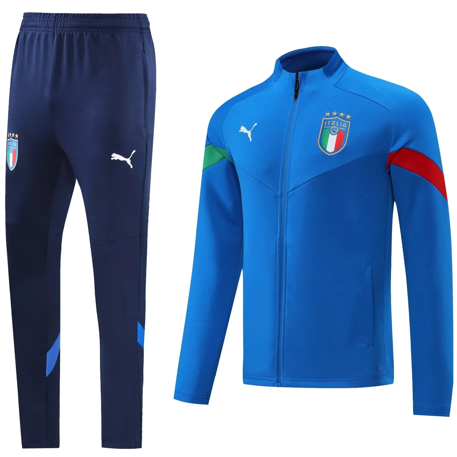 22-23 Italy Blue Jacket Tracksuit Thai Quality - leoleo123123