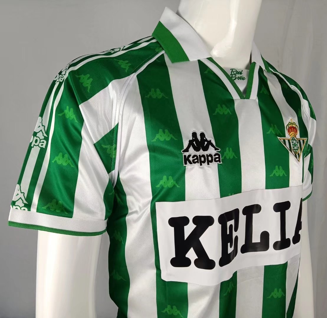 96/97 Real Betis Home Retro Jersey Thai Quality - leoleo123123