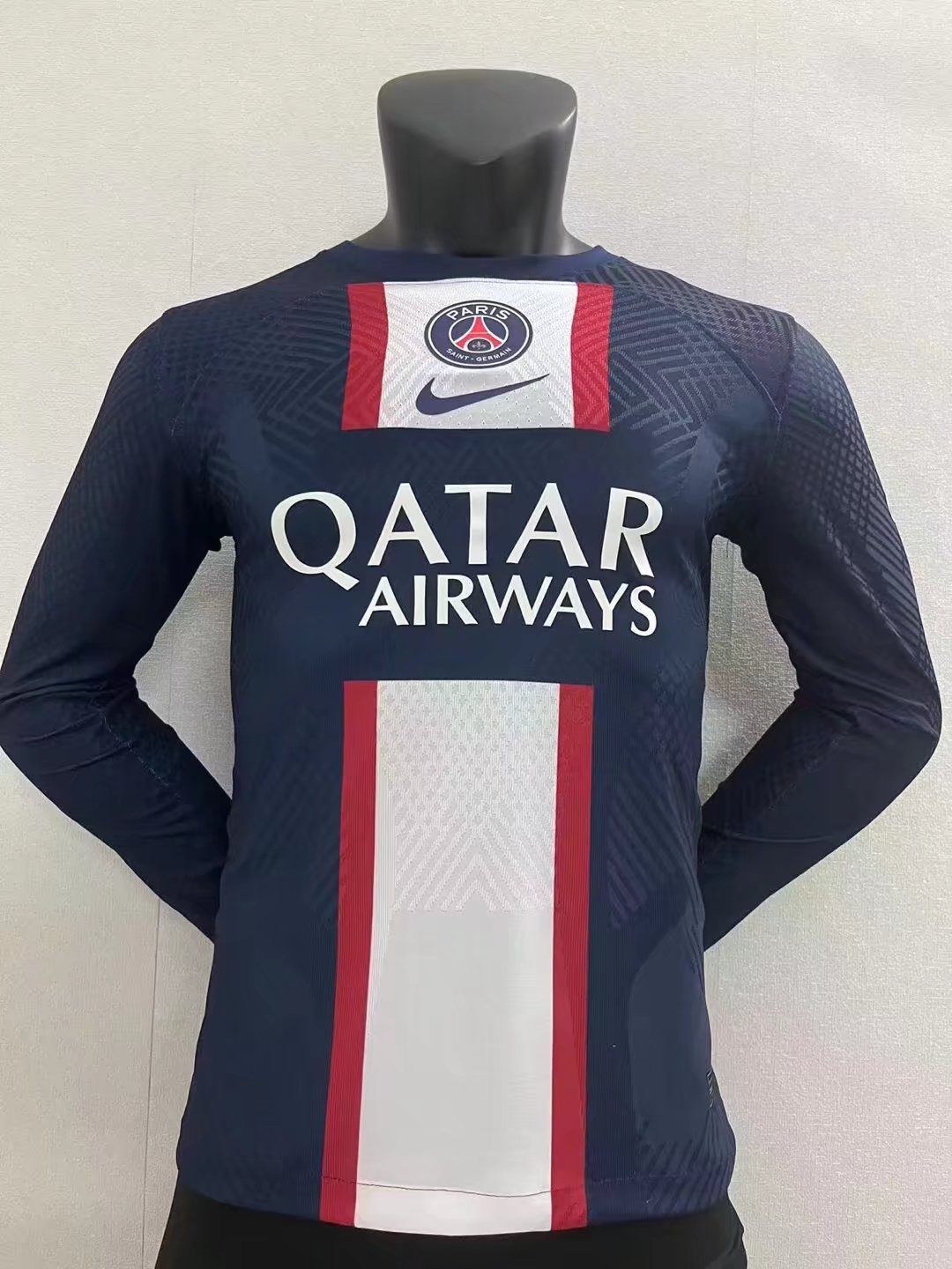 22/23 PSG Home Jersey Player Version Long Sleeve 1:1 Quality - leoleo123123