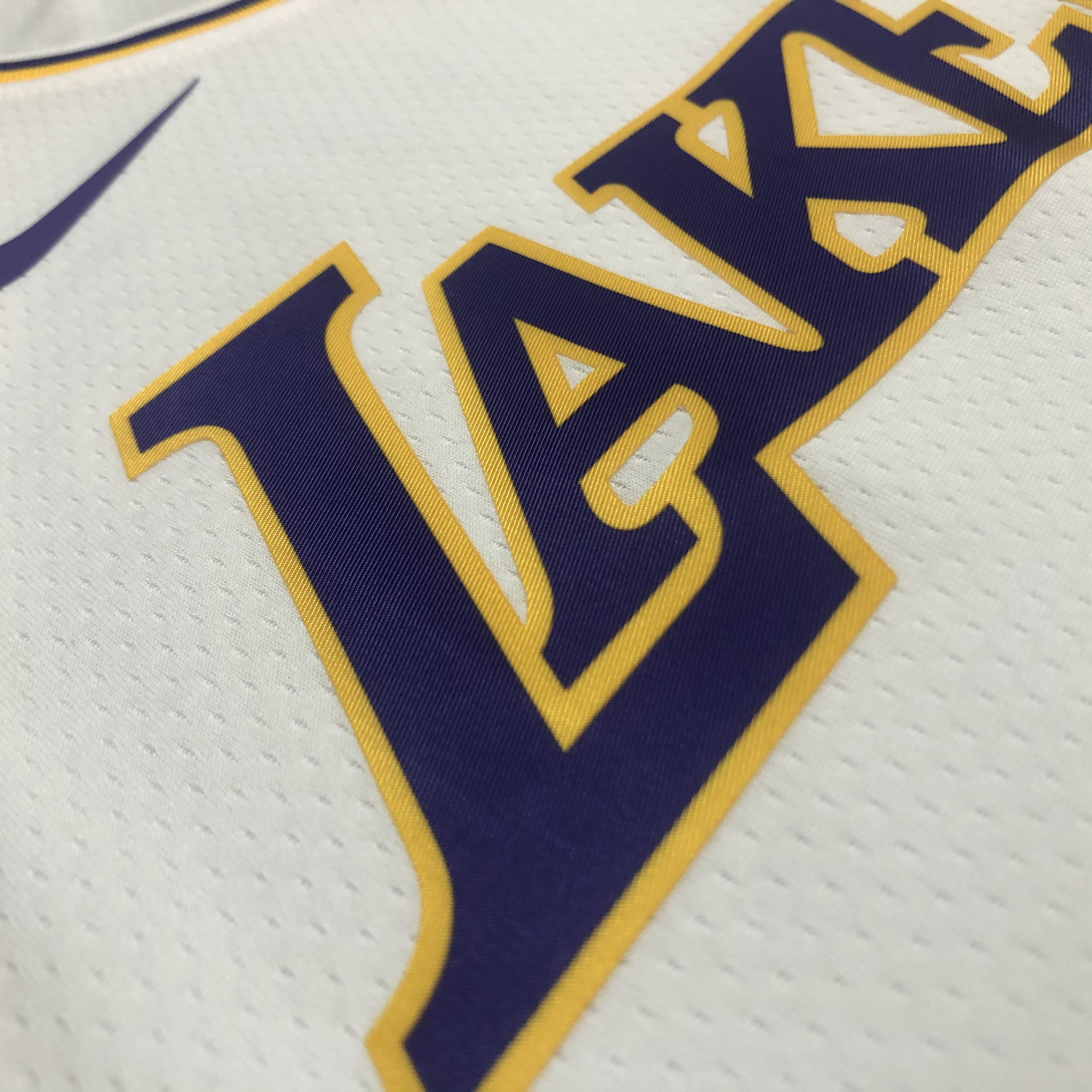 NBA Men Los Angeles Lakers #4 RONDO Retro White Round Neck Jersey High Quality Name and Number Print - leoleo123123