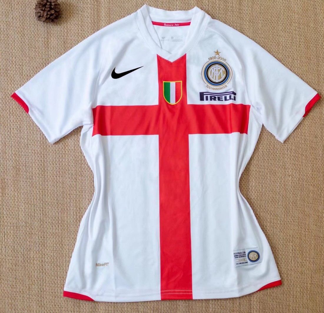 07/08 Inter Milan White Retro Jersey - leoleo123123