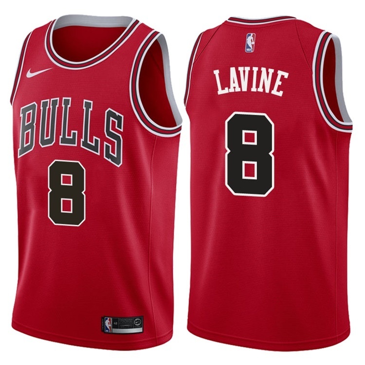 NBA Men Chicago Bulls Red #8 LAVINE Jersey High Quality Name and Number Print - leoleo123123