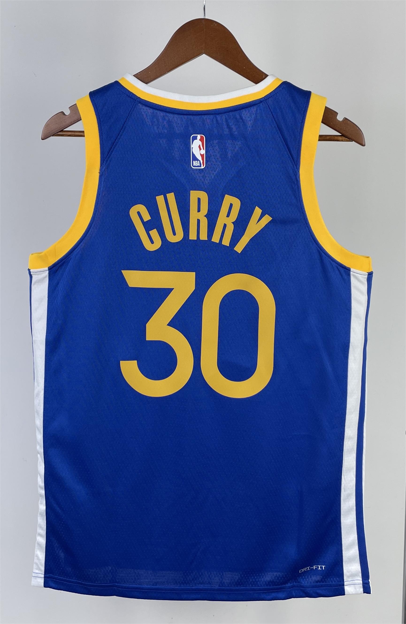 NBA Men 2023 Golden State Warriors Blue #30 CURRY Swingman Jersey - leoleo123123