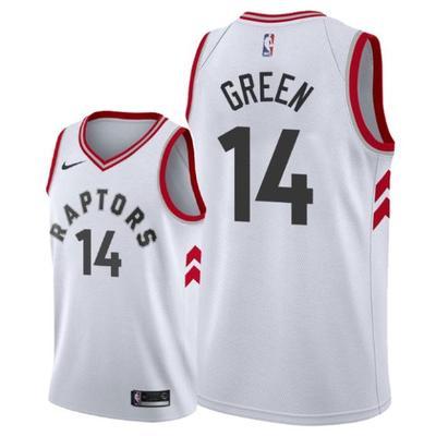 NBA Toronto Raptors #14 GREEN White Jersey High Quality Name and Number Print - leoleo123123