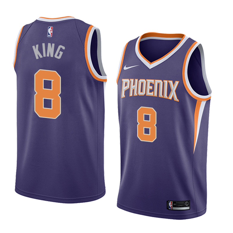 NBA Men Phoenix Suns Purple #8 KING Jersey High Quality Name and Number Print - leoleo123123