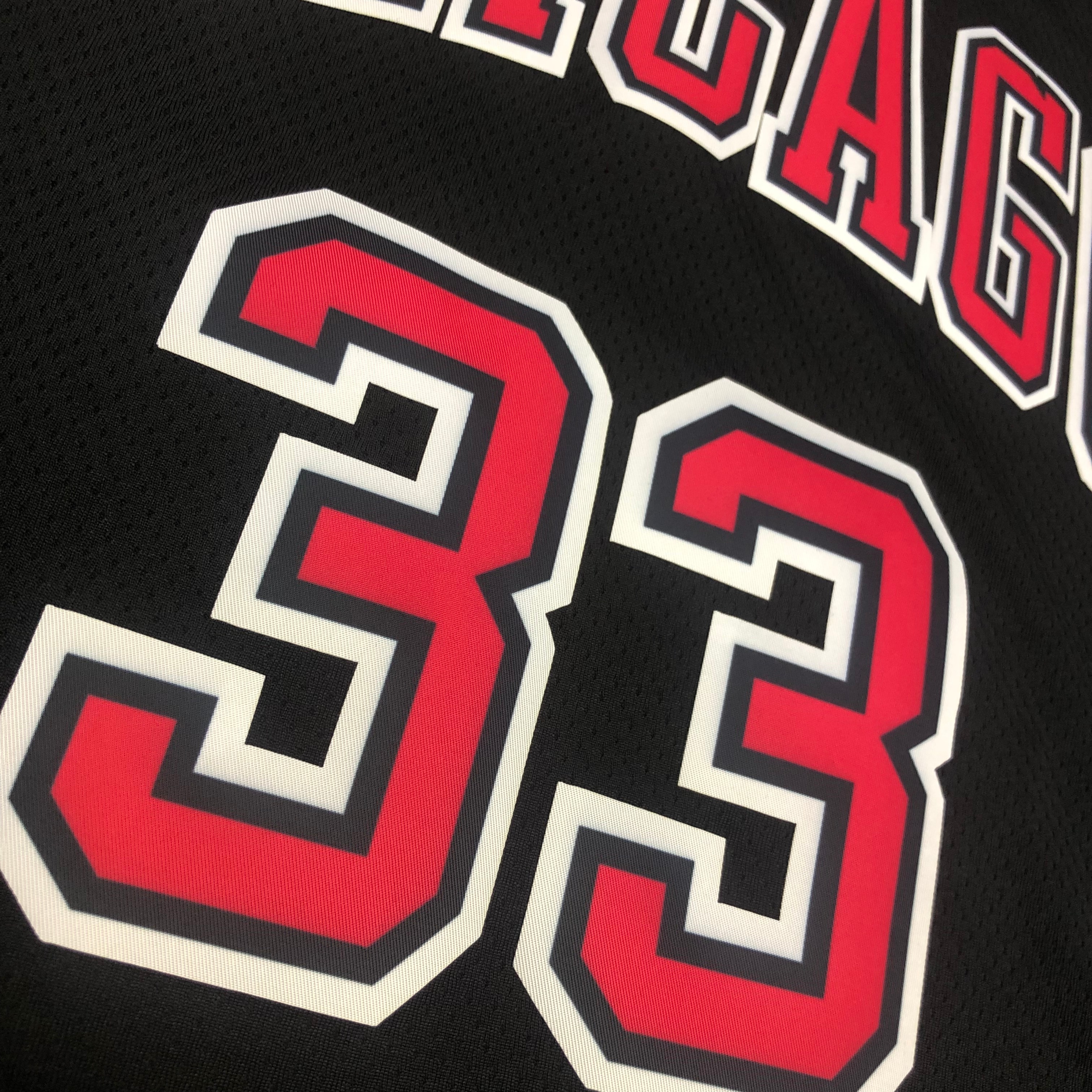 NBA Men Chicago Bulls Black ##33 PIPPEN Jersey High Quality Name and Number Print - leoleo123123