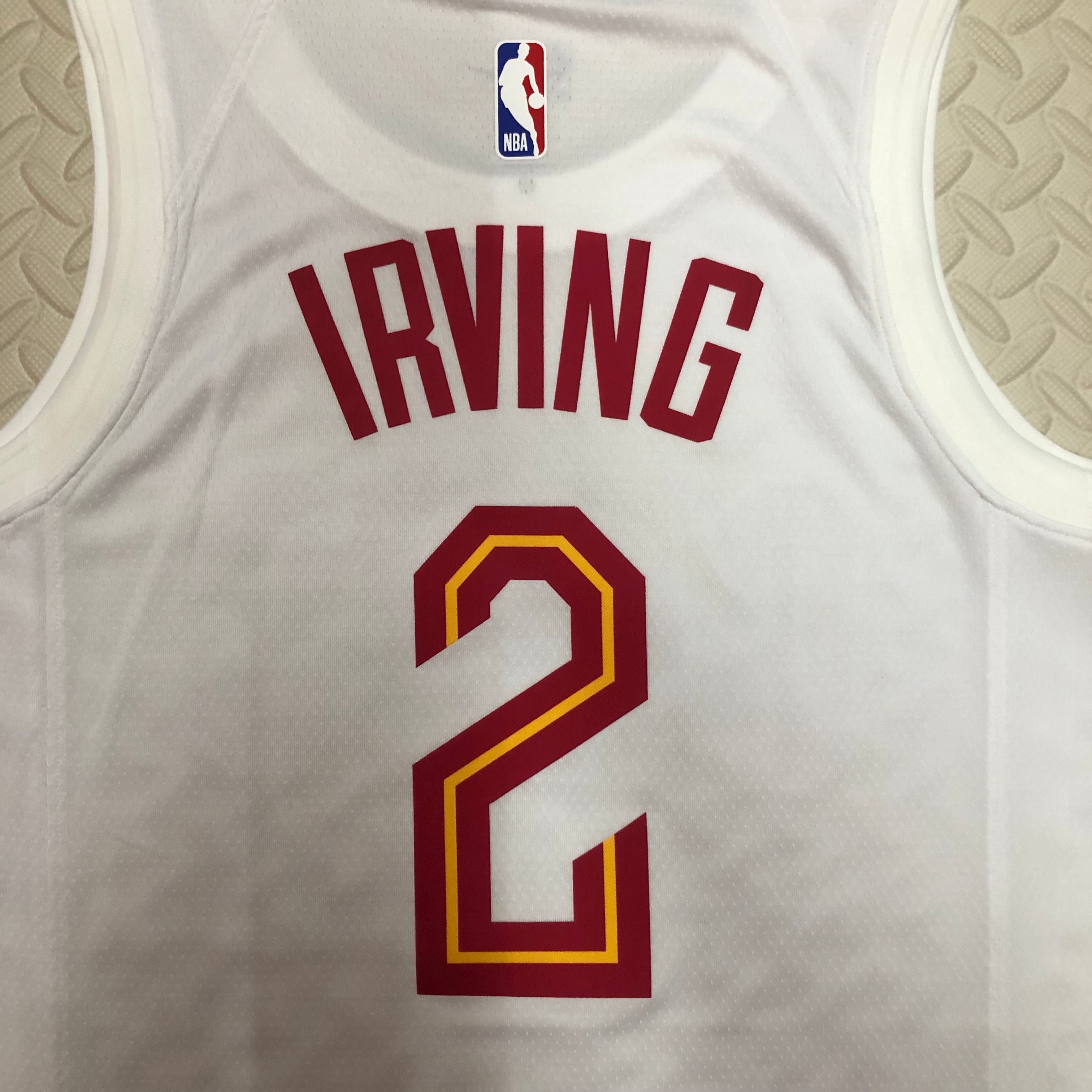 NBA Season 2023 Men Cleveland Cavaliers White #2 IRVING Jersey High Quality Name and Number Print - leoleo123123
