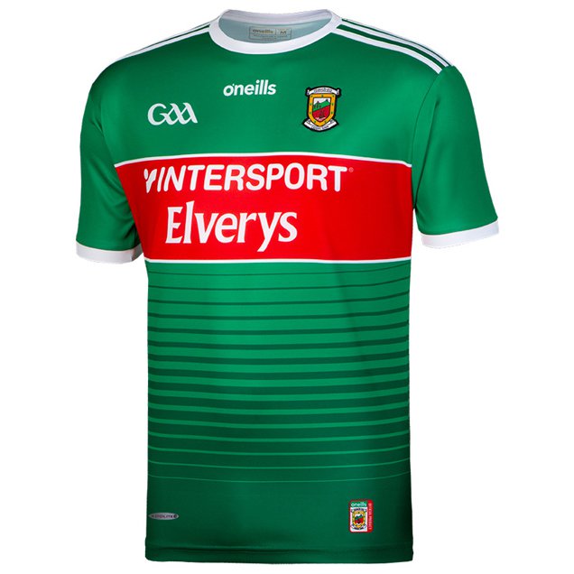 Rugby Mayo GAA 2-Stripe Home Jersey - leoleo123123