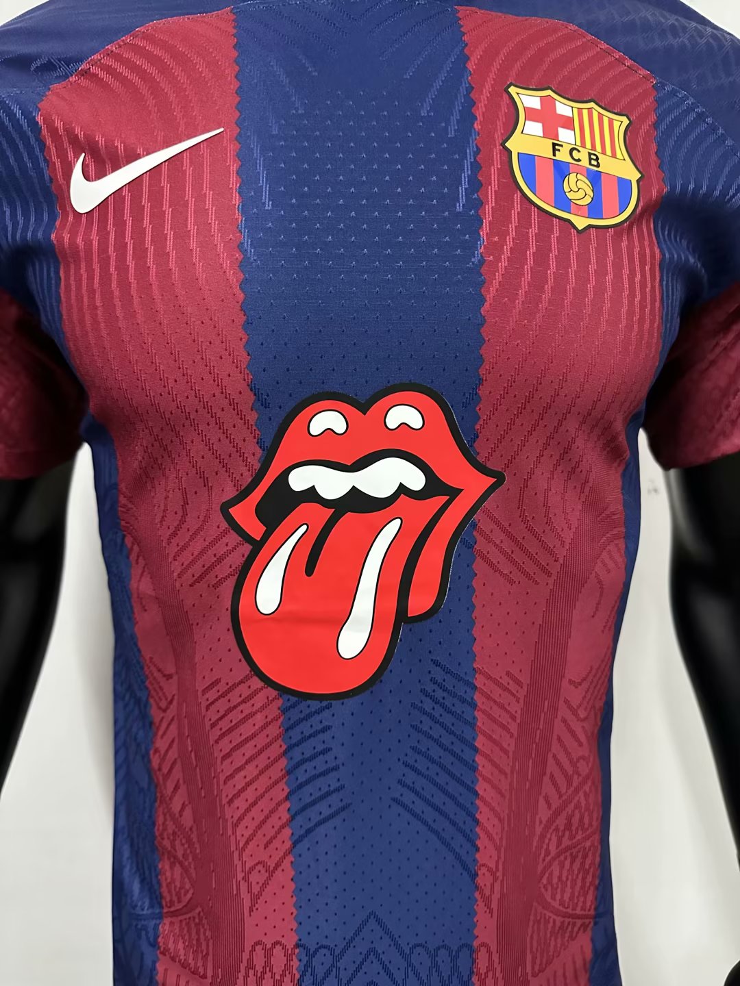 23/24 Barcelona Home Edition Rolling stones Jersey Player Version 1:1 Quality wobiao - leoleo123123