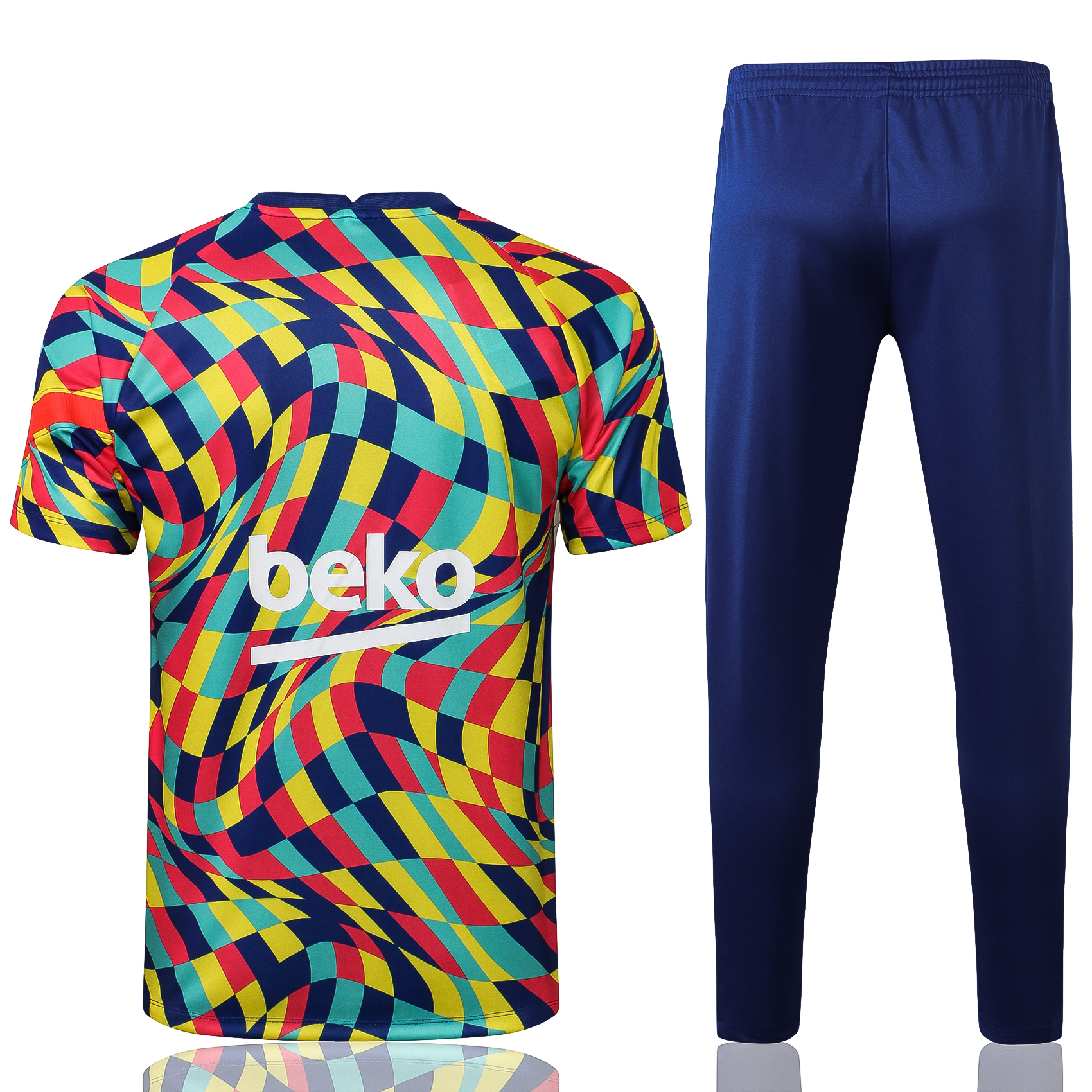 21-22 Barcelona Red, Blue and Yellow Training Tracksuit Thai Quality - leoleo123123
