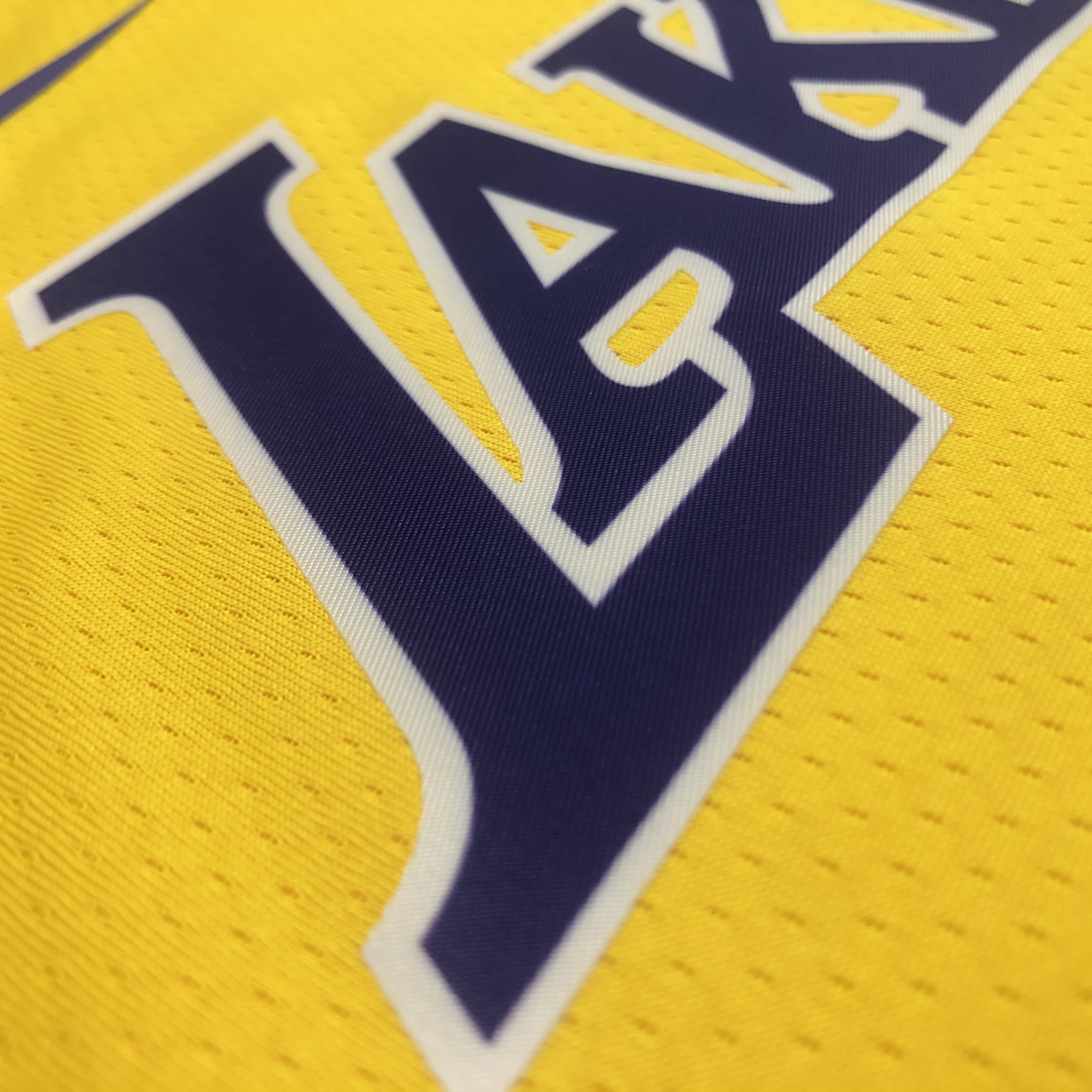 NBA Men Los Angeles Lakers Retro Yellow Round Neck #4 RONDO Jersey High Quality Name and Number Print - leoleo123123